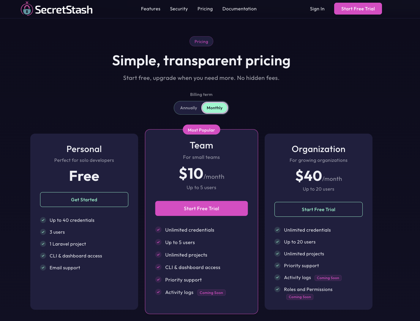 Screenshot 2 of SecretStash