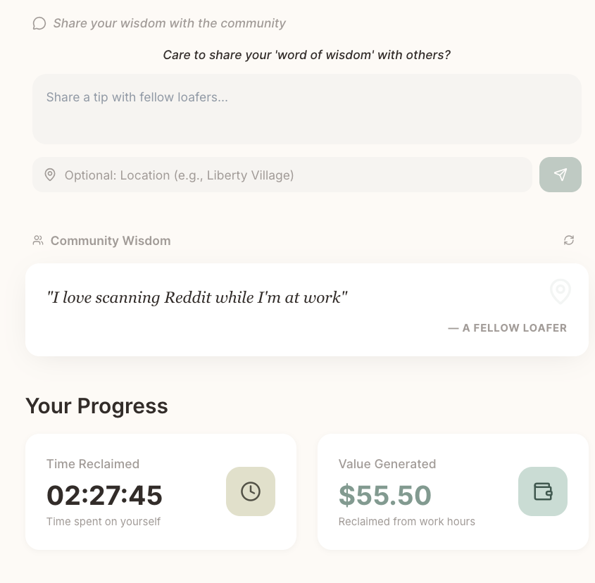 Screenshot 3 of Loafing - Reclaim Your Time