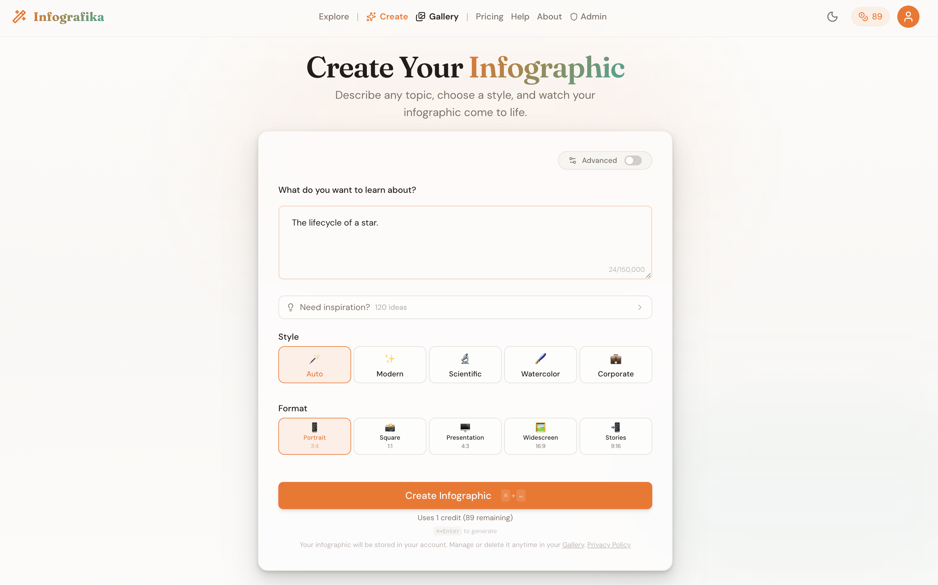 Screenshot 3 of Infografika - AI Infographic Generator