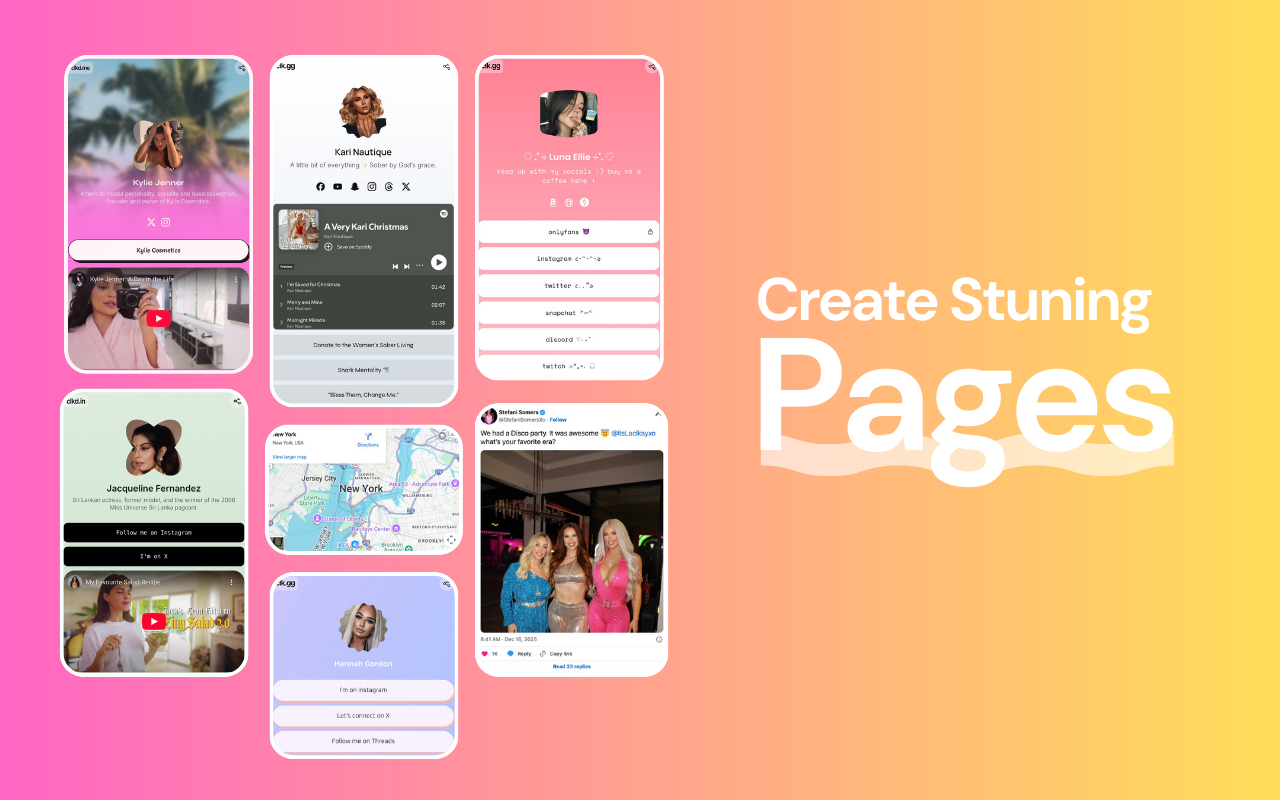 Screenshot 1 of clkd.in - Supercharged Links & Pages
