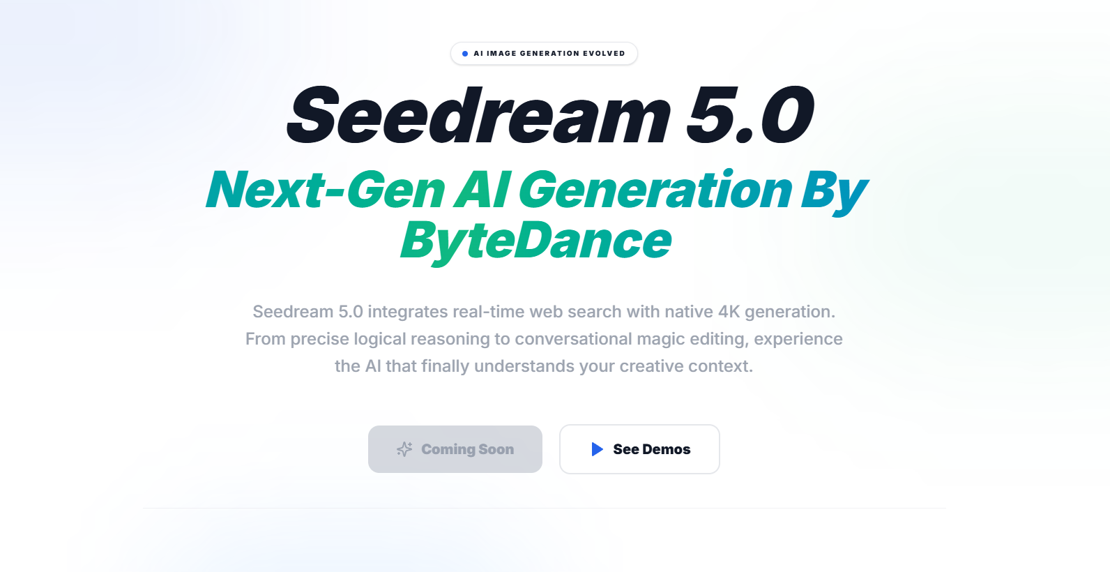 Screenshot 1 of Seedream 5.0