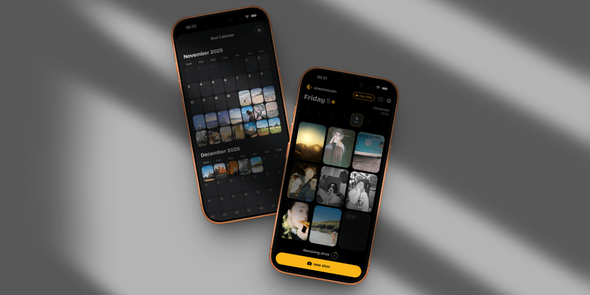 Screenshot 1 of retro film camera - oneshotcam