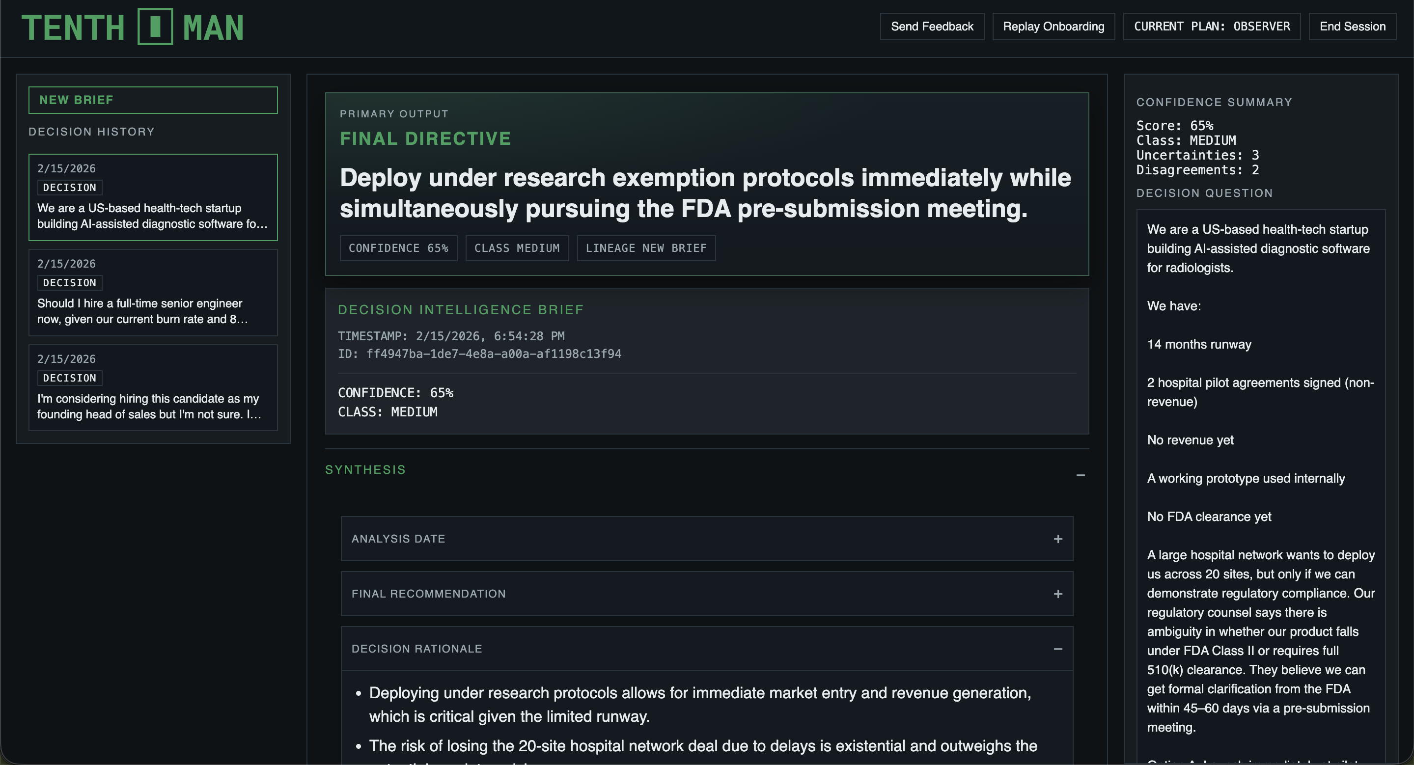 Screenshot 2 of Tenth Man