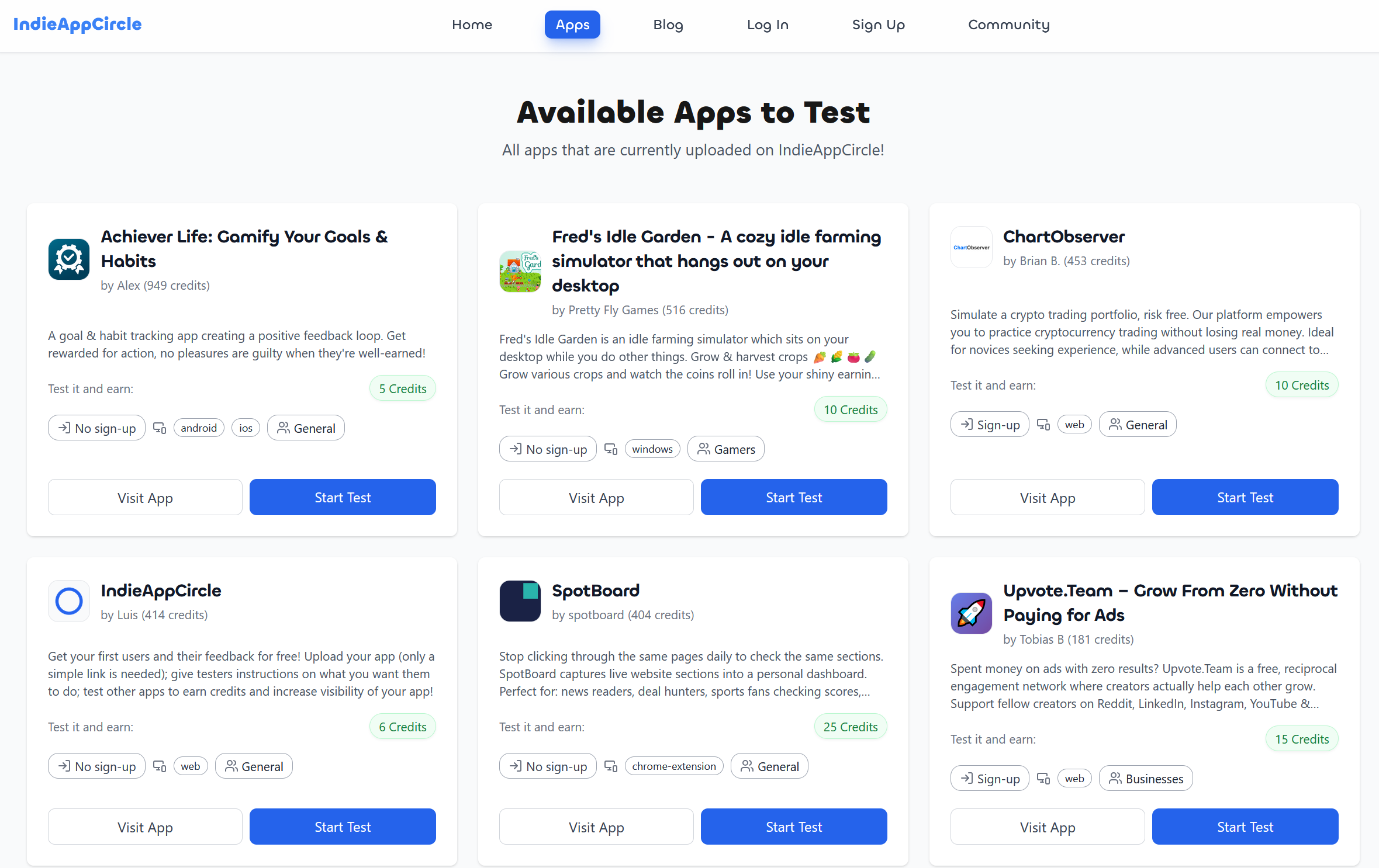 Screenshot 2 of IndieAppCircle