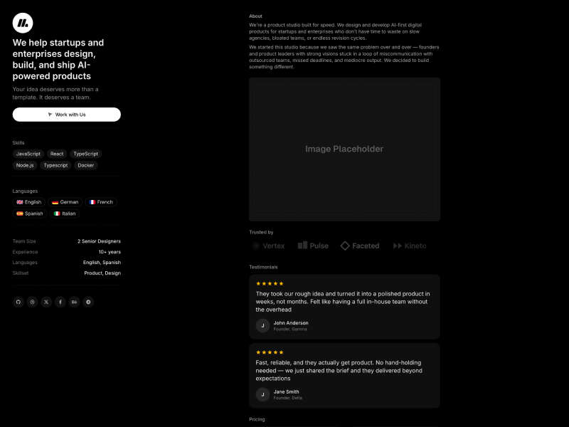 Screenshot 6 of mnml.page