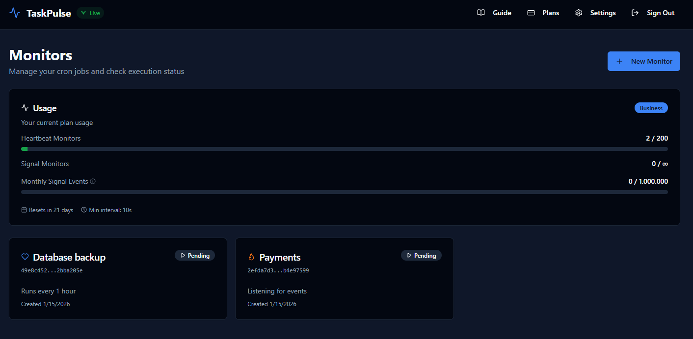Screenshot 3 of TaskPulse - Monitoring suite