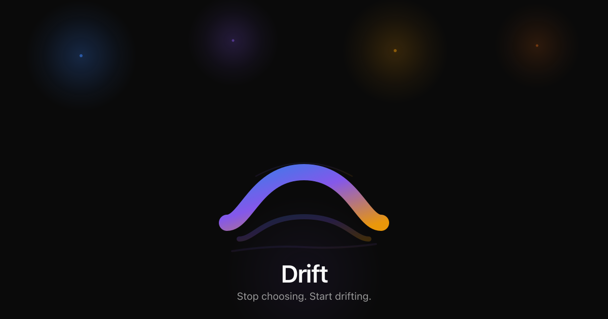 Screenshot 1 of Drift - Ambient Mood Radio
