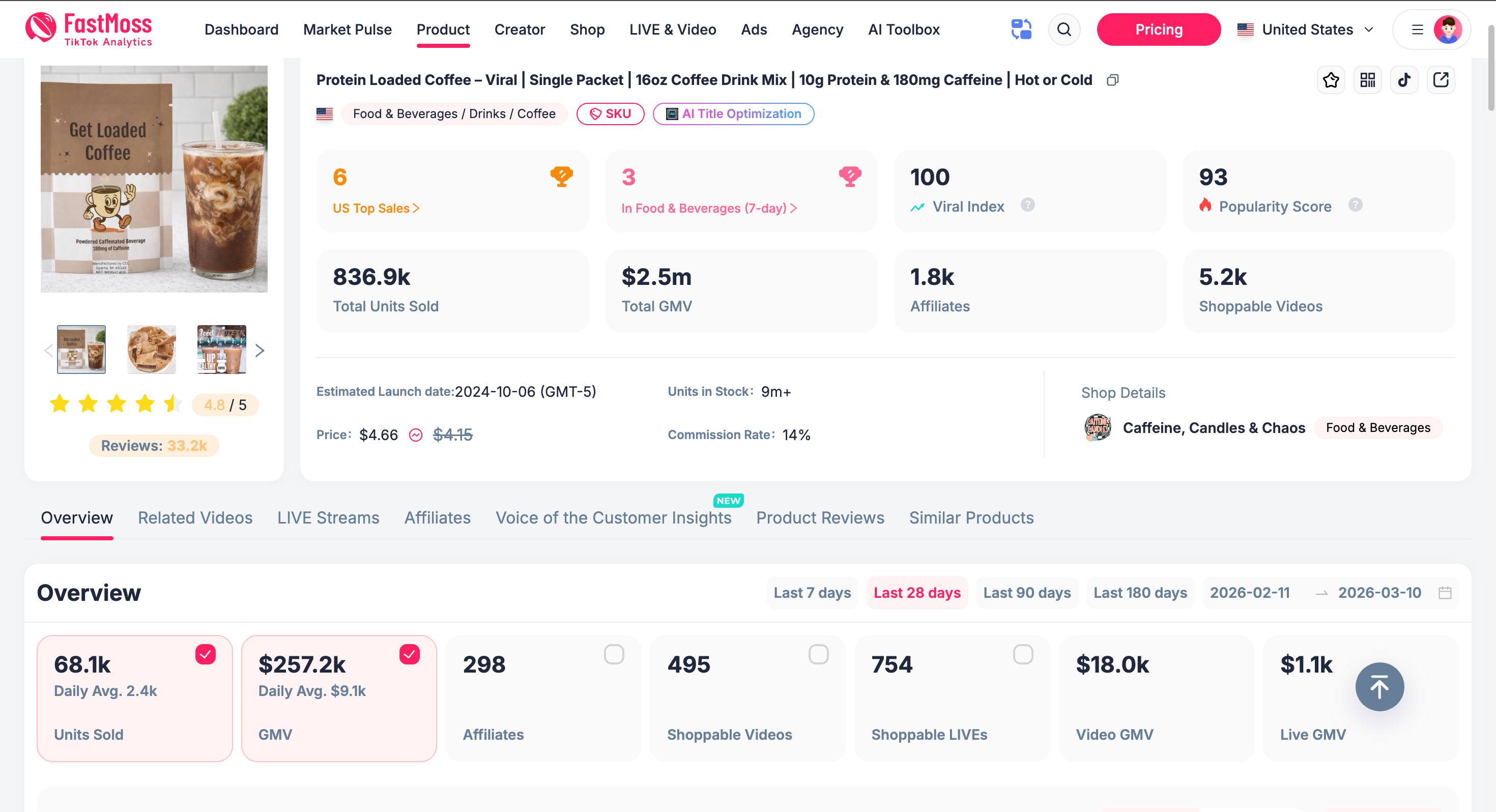 Screenshot 9 of FastMoss