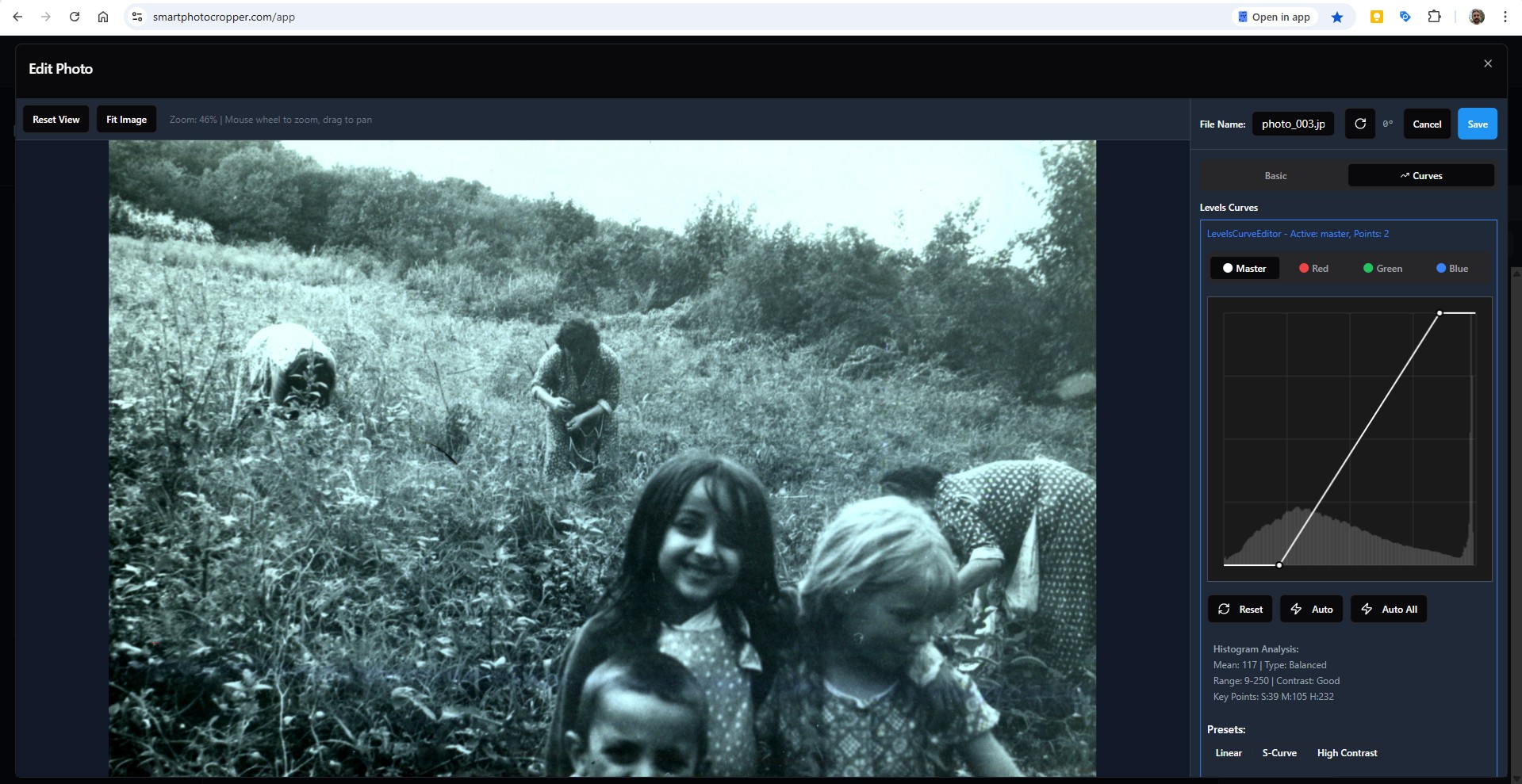 Screenshot 2 of Smart Photo Cropper