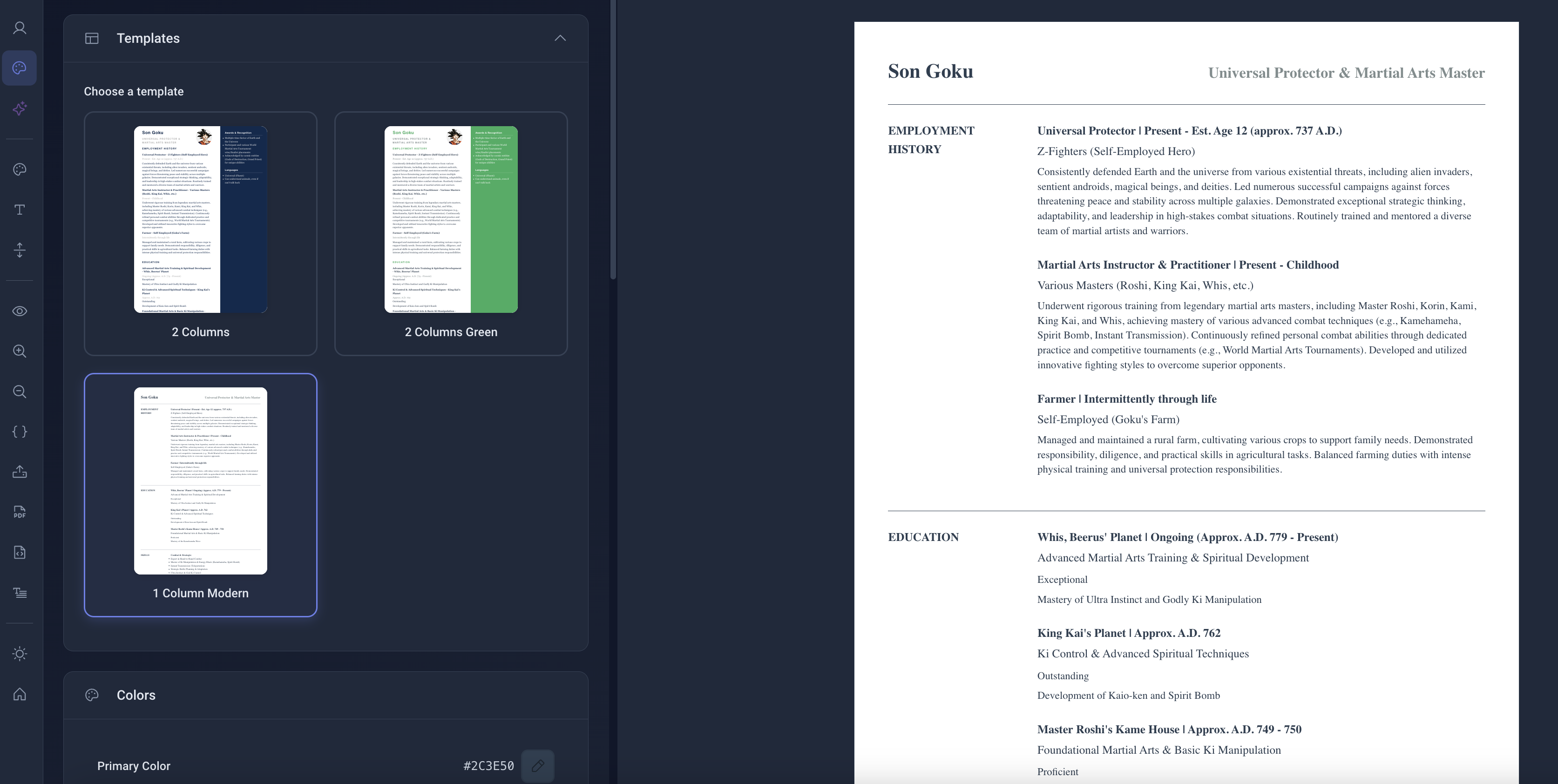 Screenshot 4 of Resume Builder
