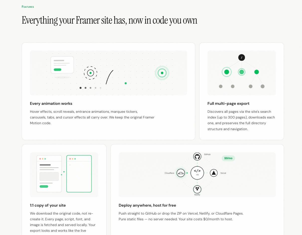 Screenshot 3 of Framer Export