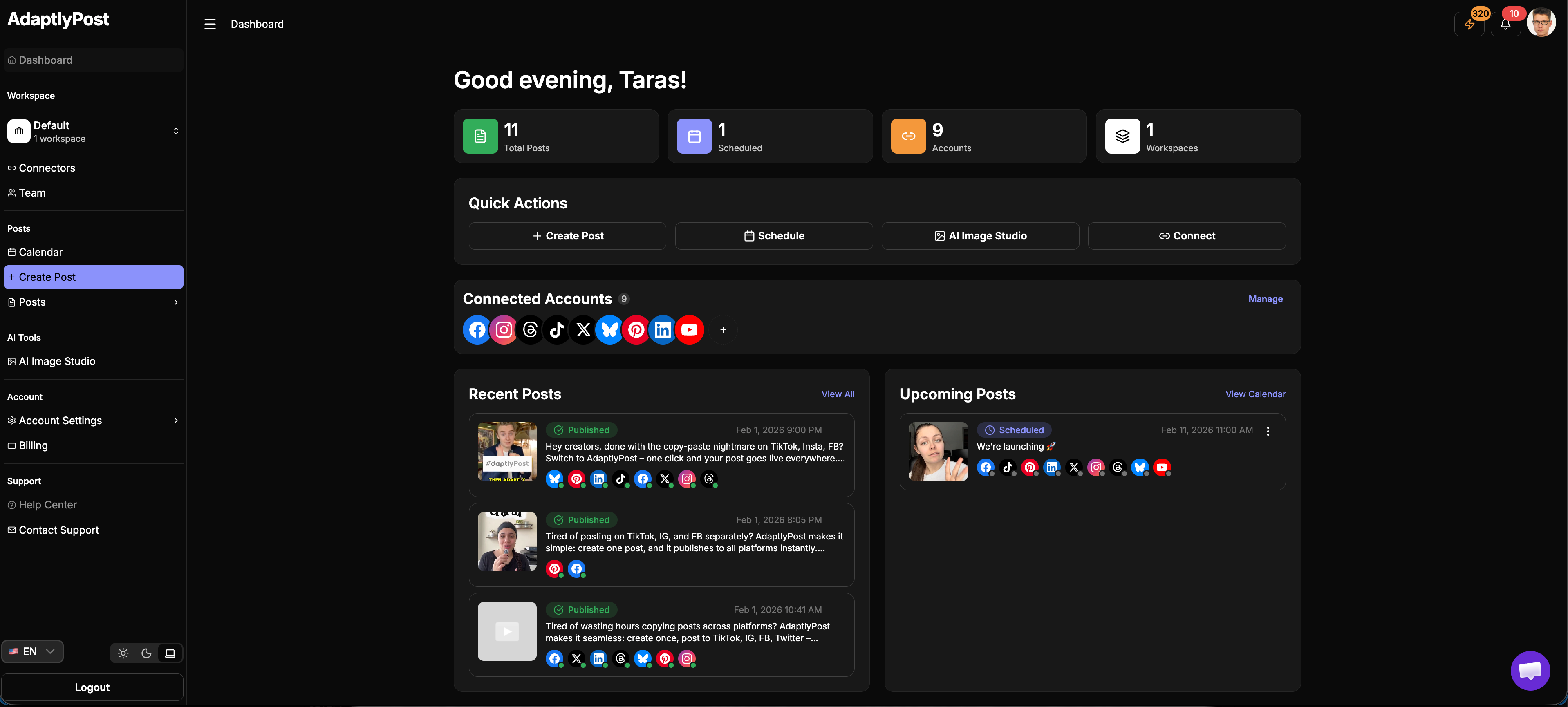 Screenshot 4 of AdaptlyPost
