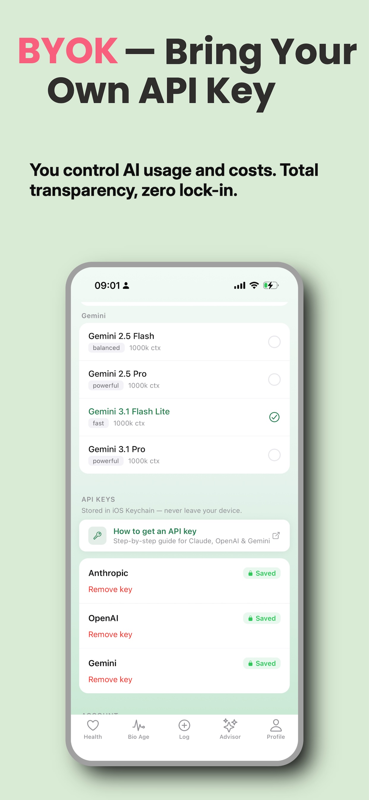 Screenshot 5 of Metrya — BioKey Health AI