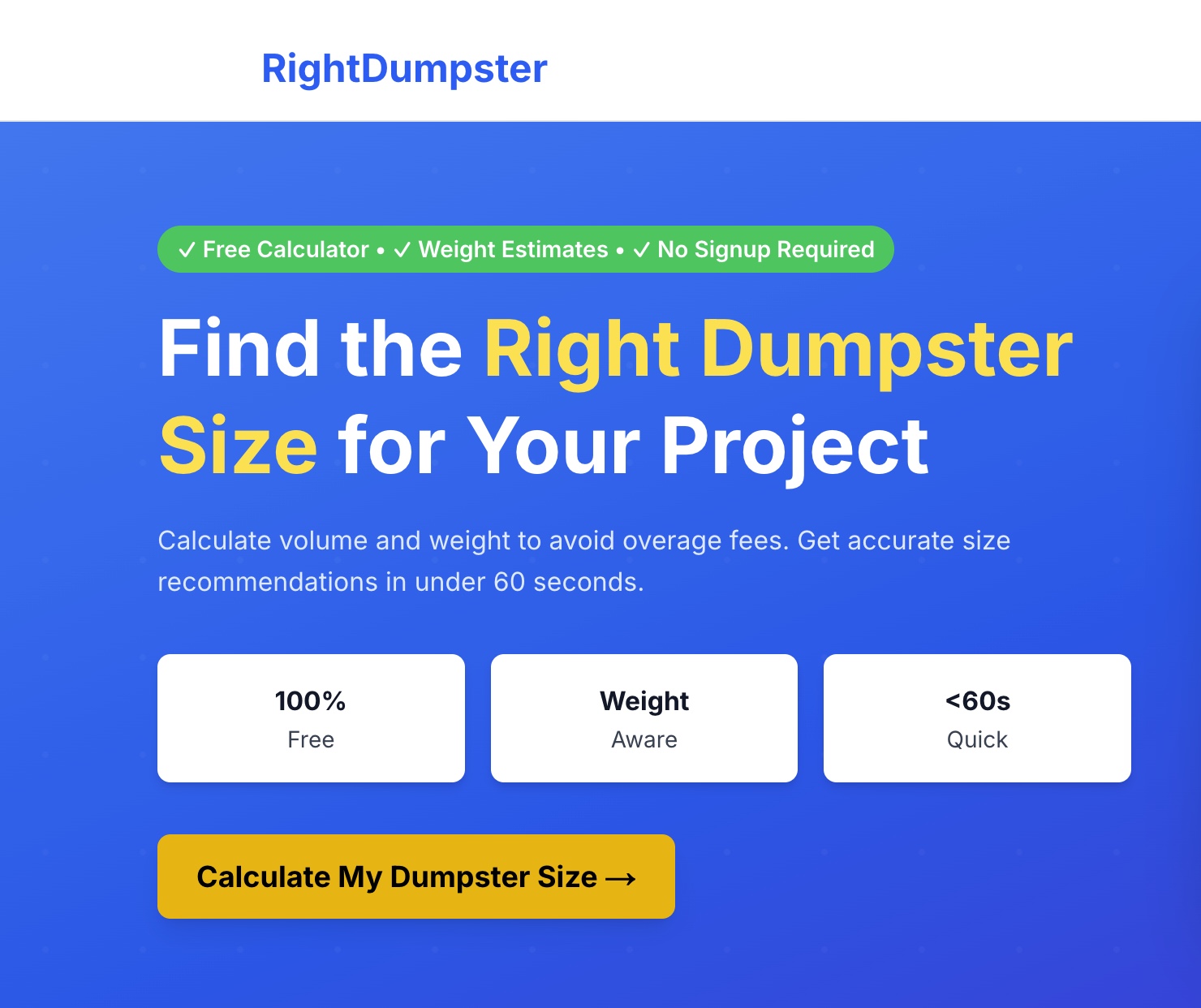 Screenshot 1 of Right Dumpster