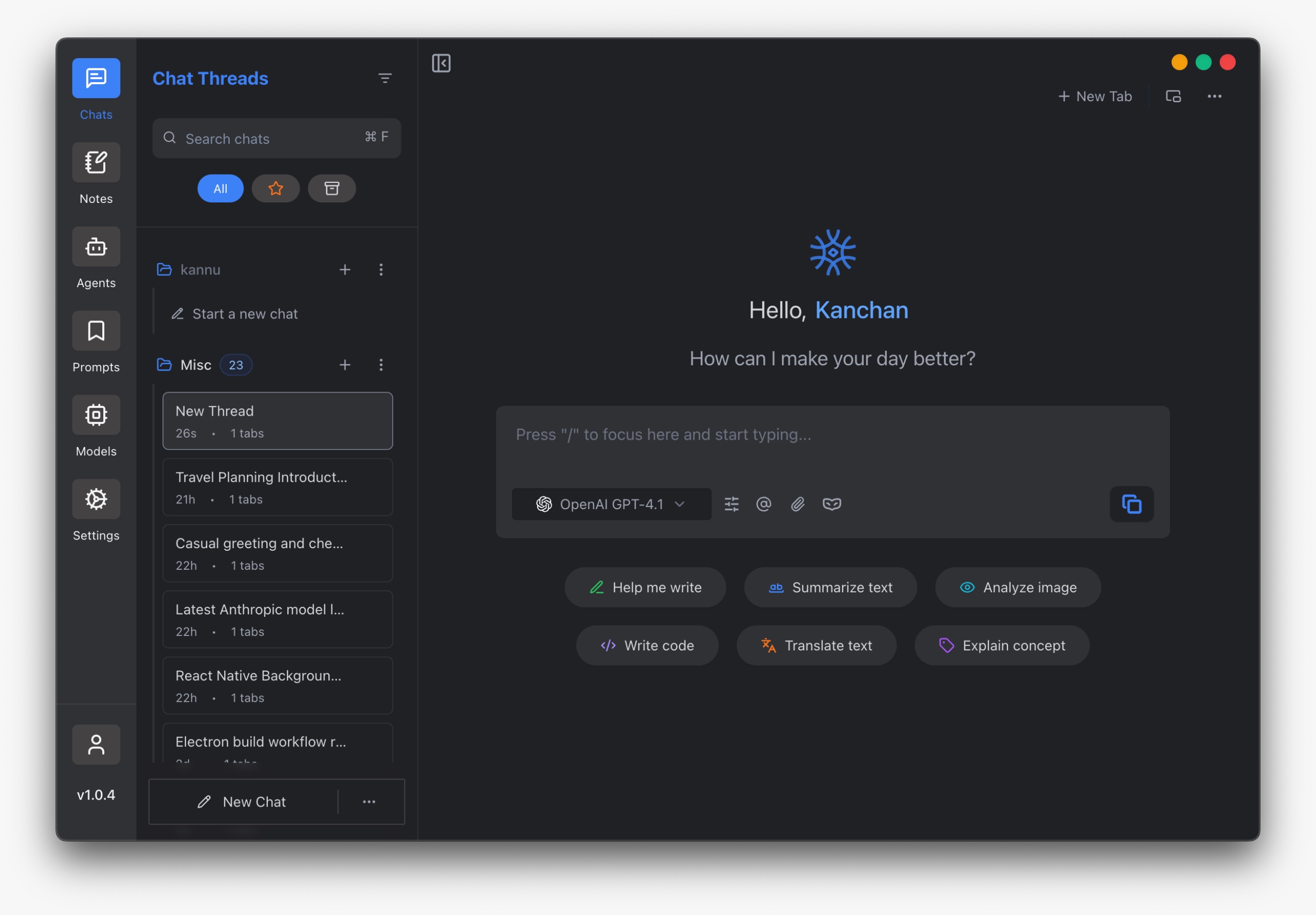 Screenshot 1 of 9XChaT
