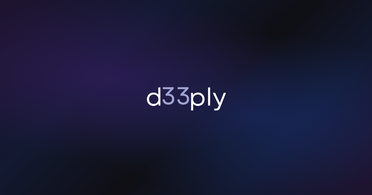 Screenshot 1 of d33ply