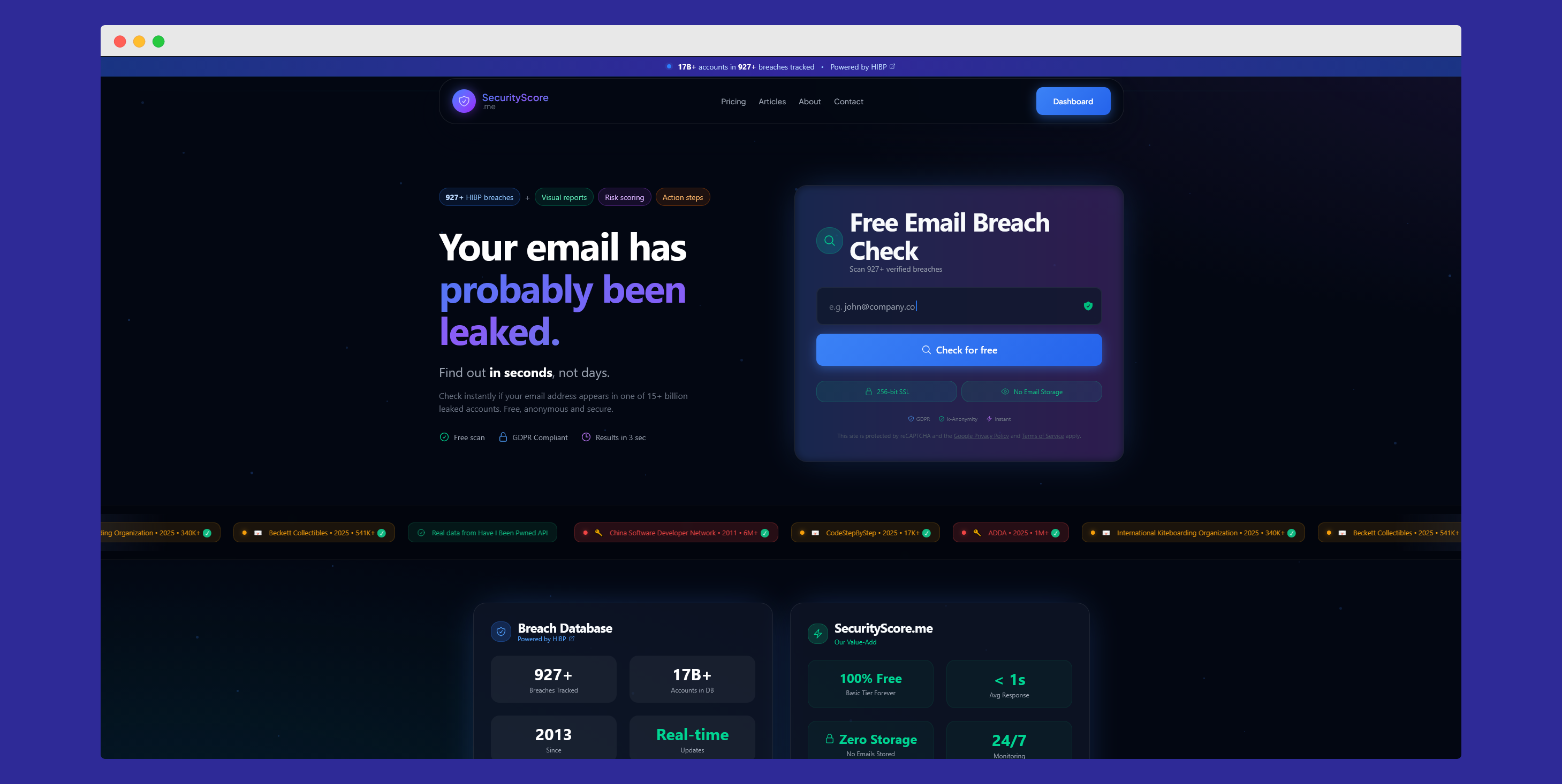 Screenshot 2 of SecurityScore.me