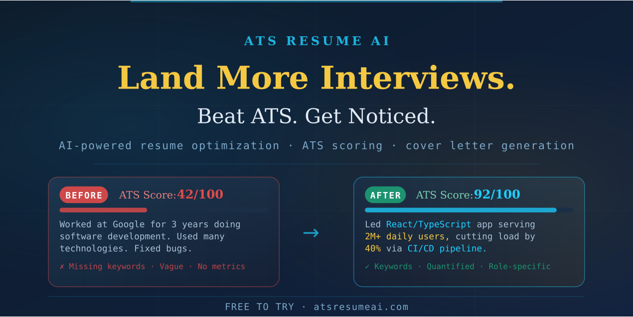 Screenshot 1 of ATS Resume AI