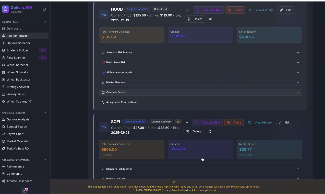 Screenshot 3 of SecurePutCalls
