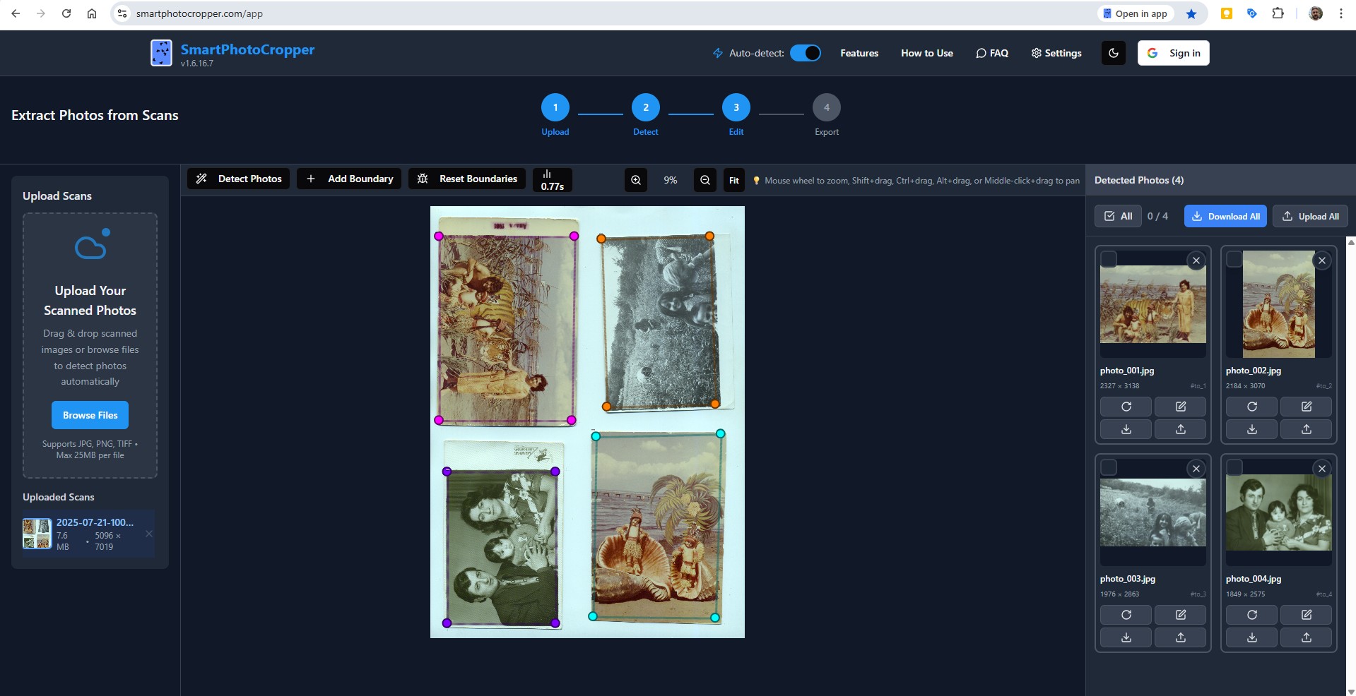 Screenshot 1 of Smart Photo Cropper