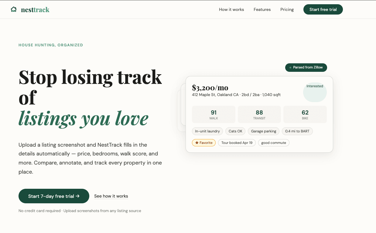 Screenshot 2 of NestTrack