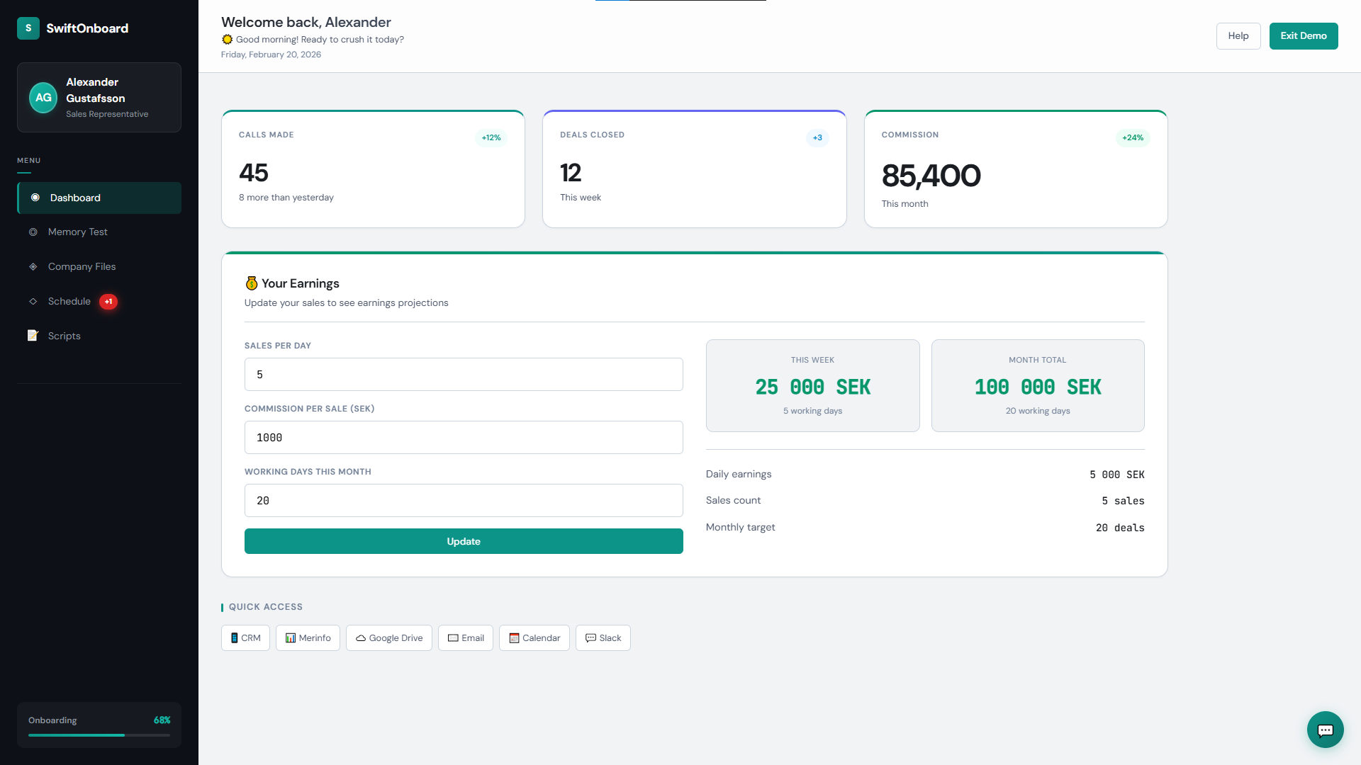 Screenshot 9 of Swiftonboard