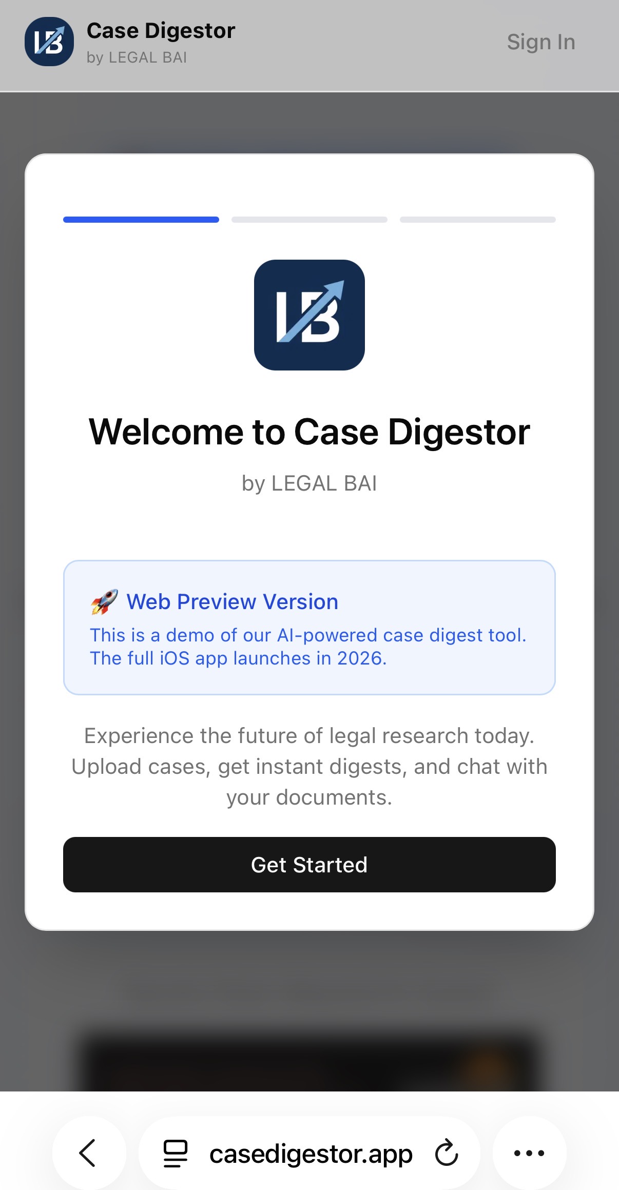 Screenshot 2 of Case Digestor