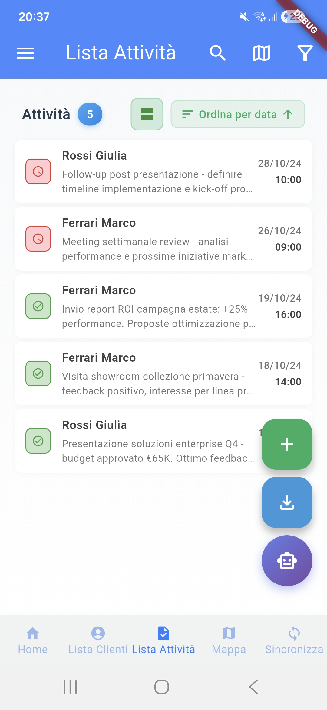 Screenshot 2 of Pocket Cliente & Agenda AI