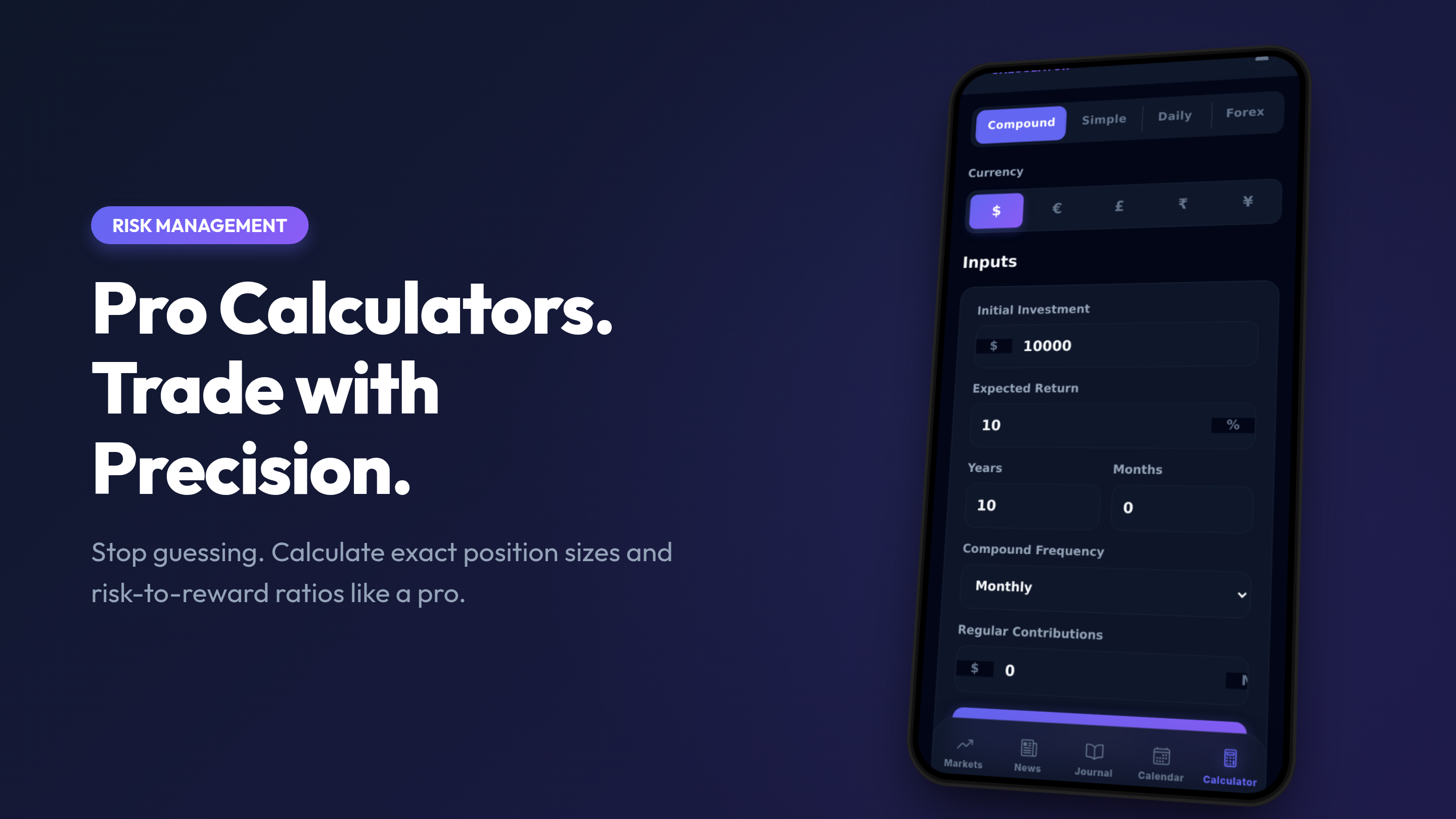 Screenshot 1 of Tradizer.io