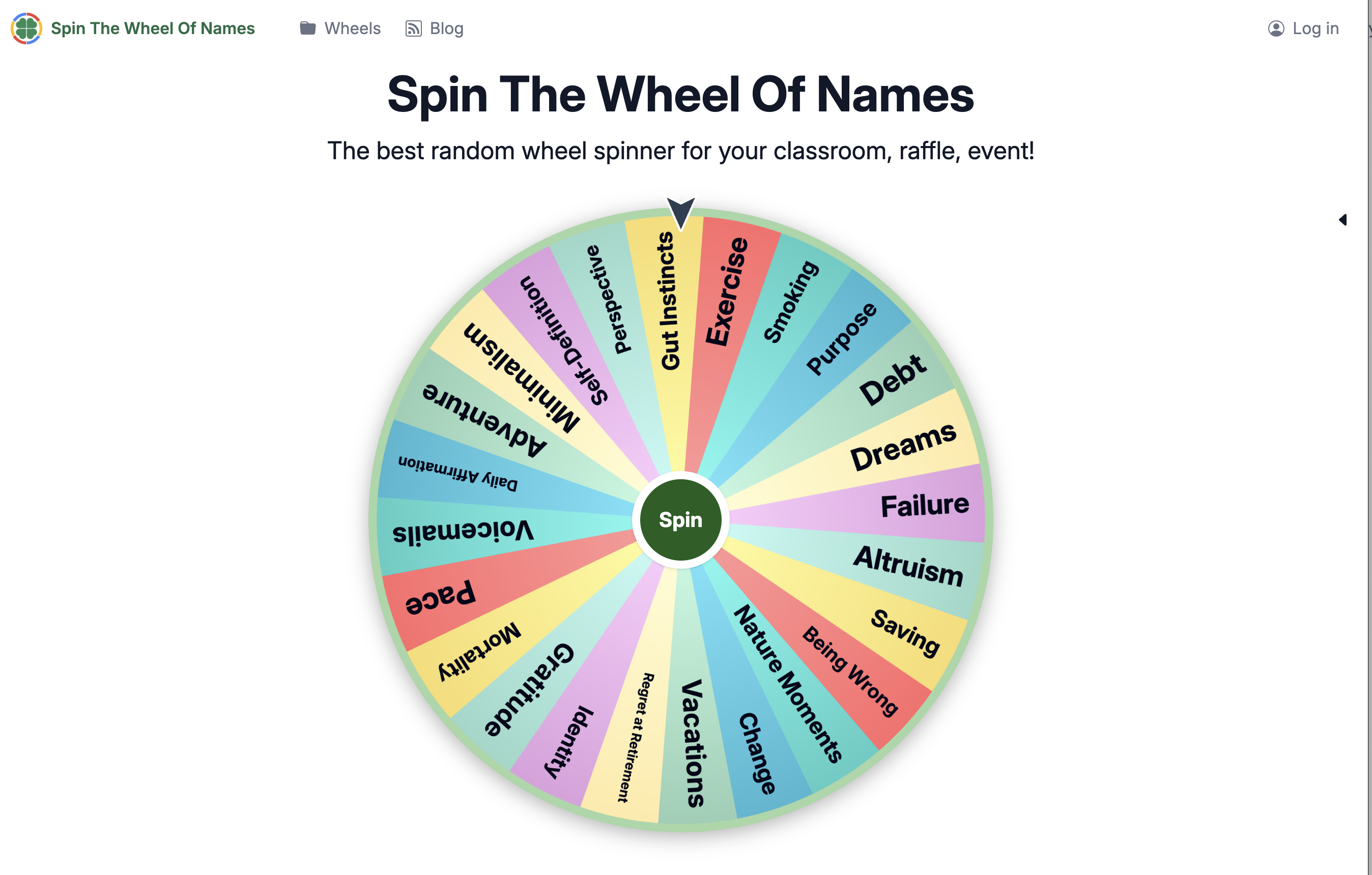 Screenshot 2 of Spin The Wheel Of Names