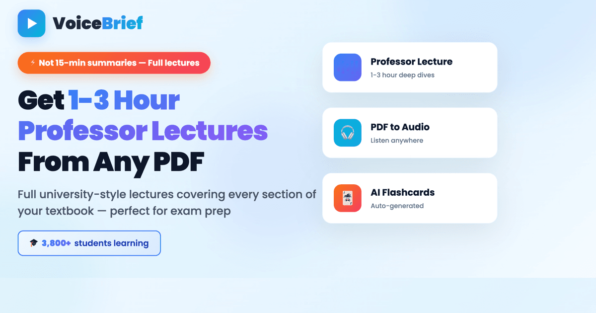 Screenshot 1 of PDF to Audio Converter | VoiceBrief