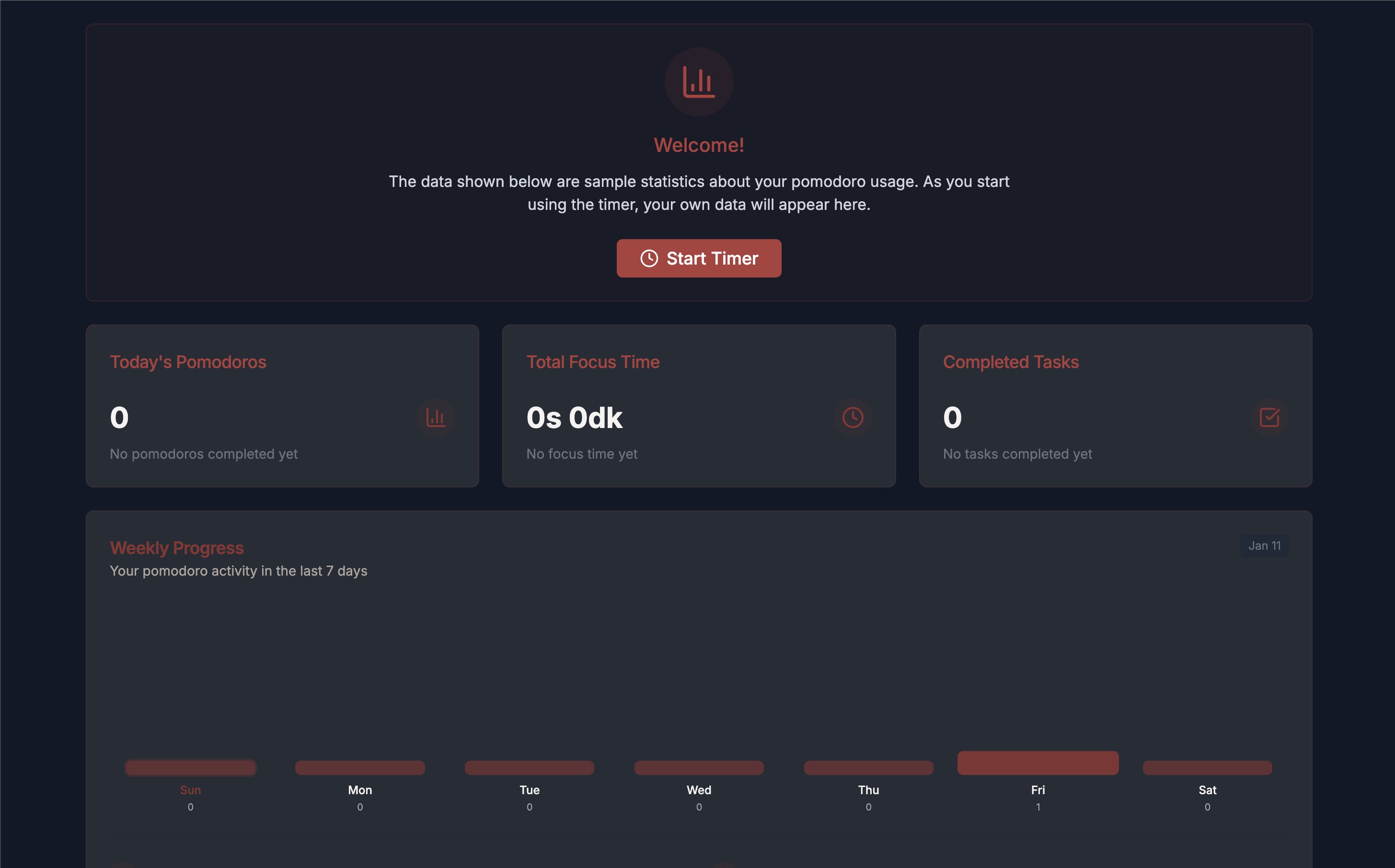 Screenshot 3 of Pomodoronline