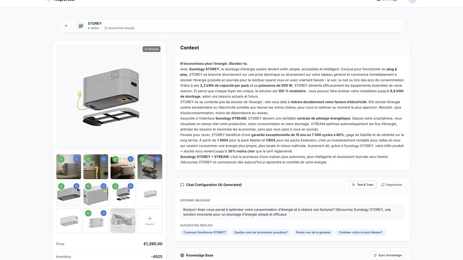 Screenshot 2 of Reponse.ai