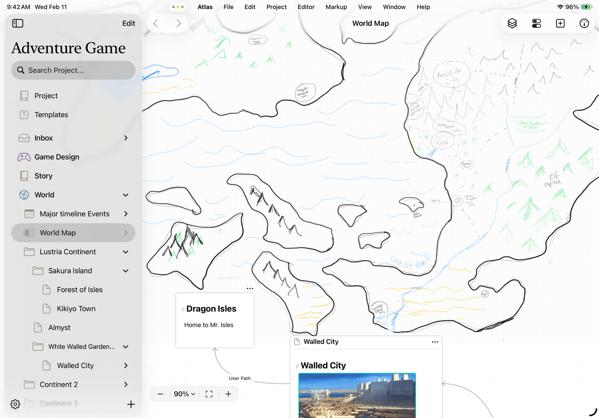 Screenshot 3 of Atlas: Write and Collect