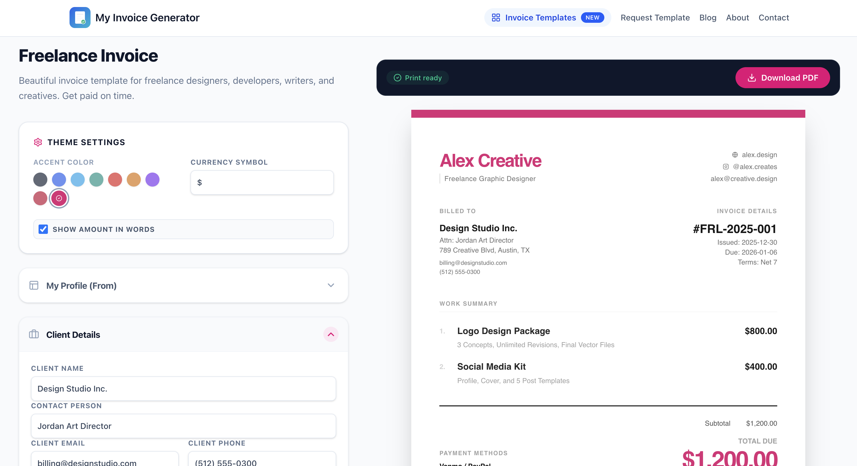 Screenshot 4 of My Invoice Generator