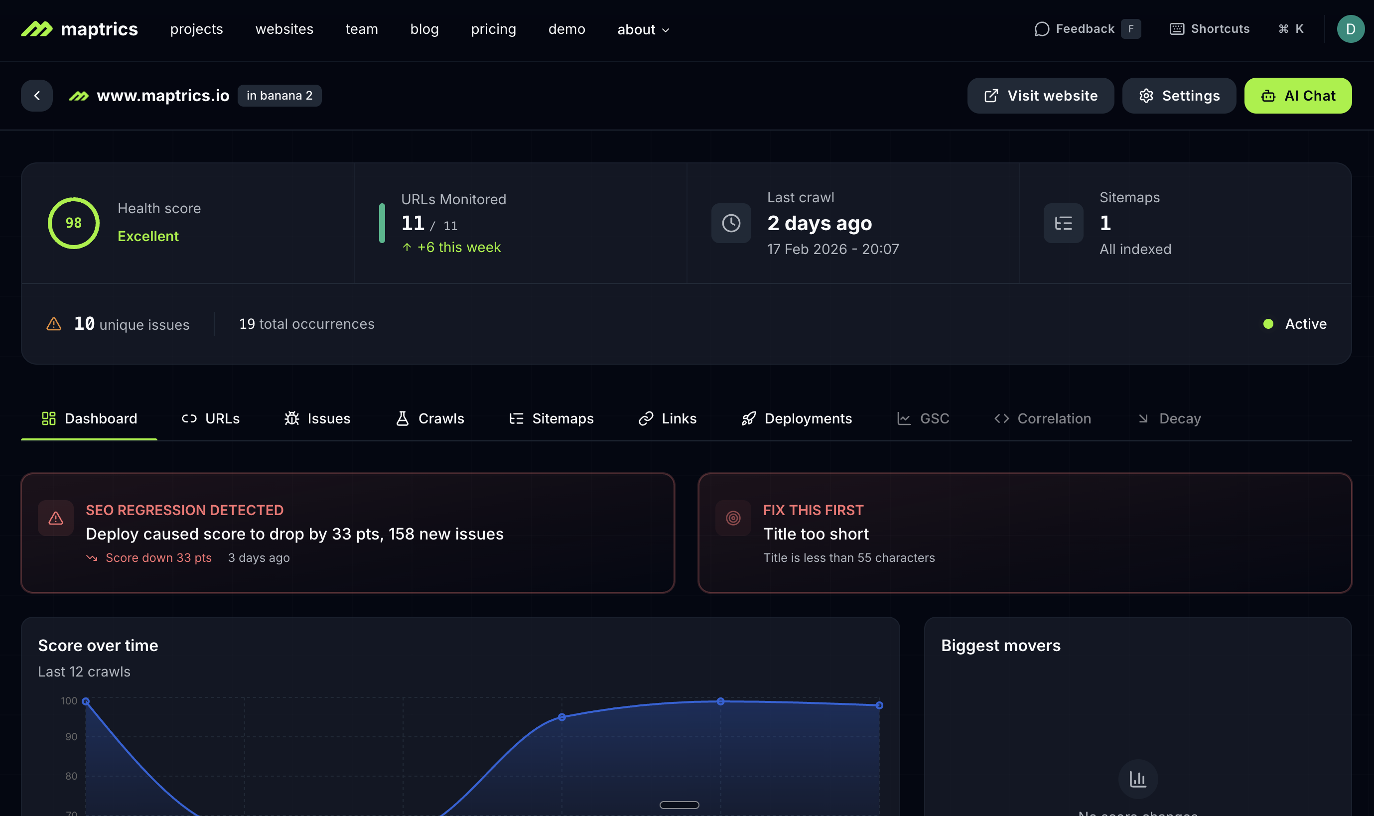 Screenshot 1 of Maptrics