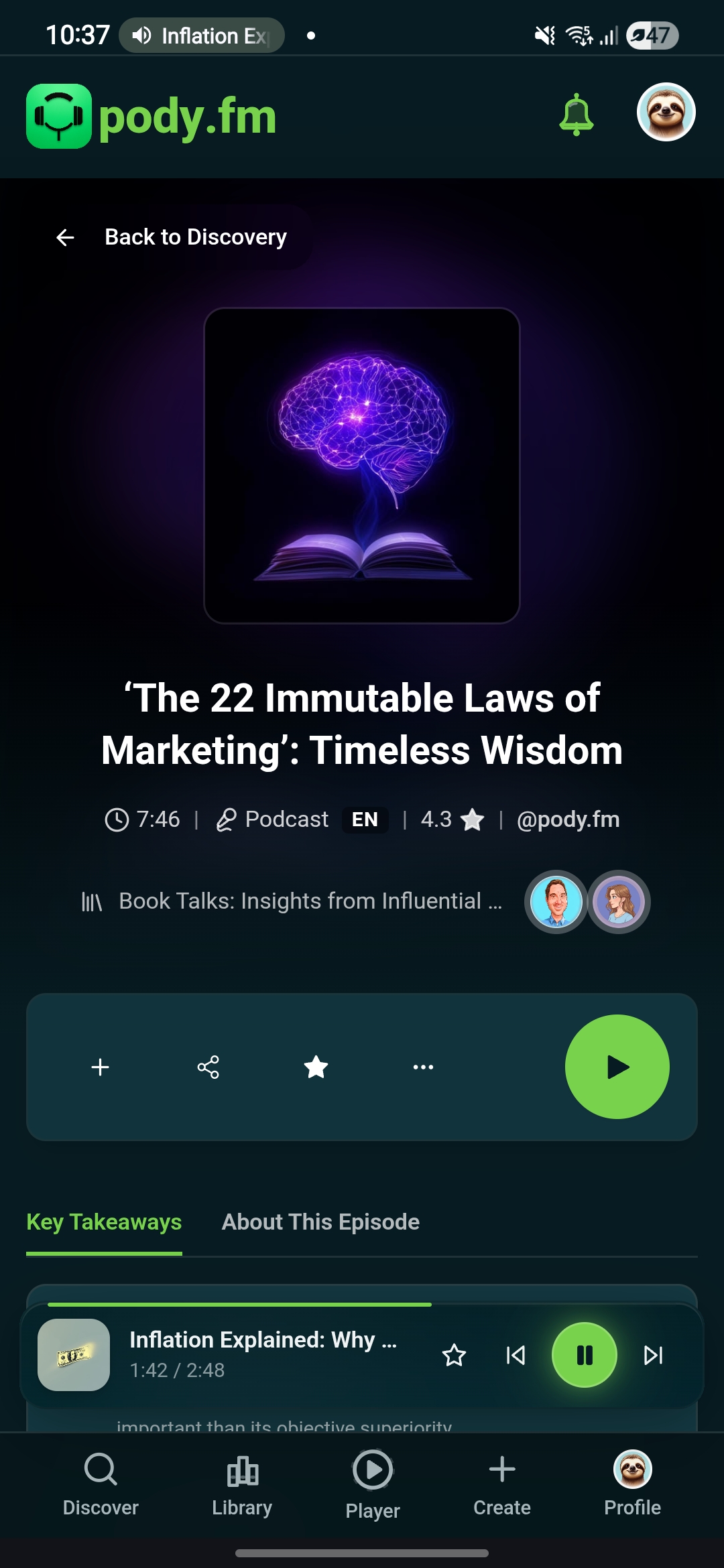 Screenshot 4 of Pody.fm