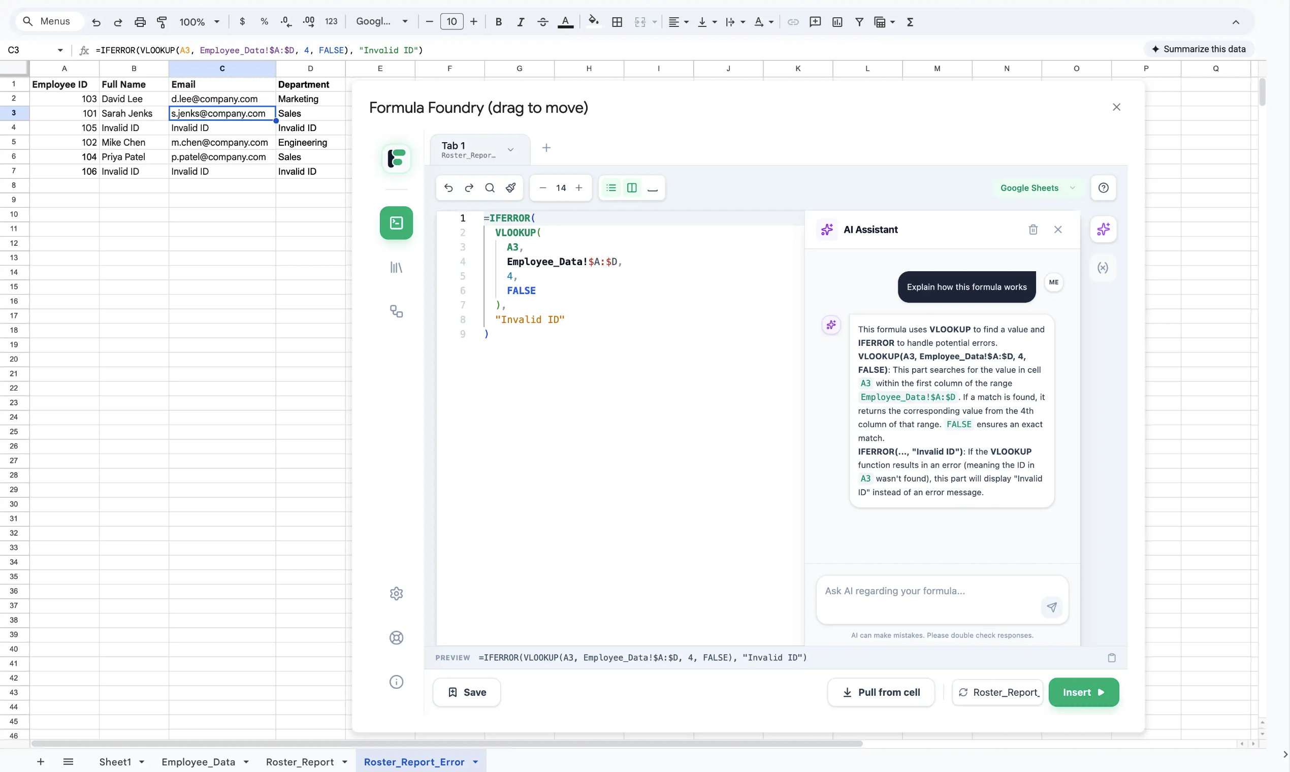 Screenshot 3 of Formula Foundry