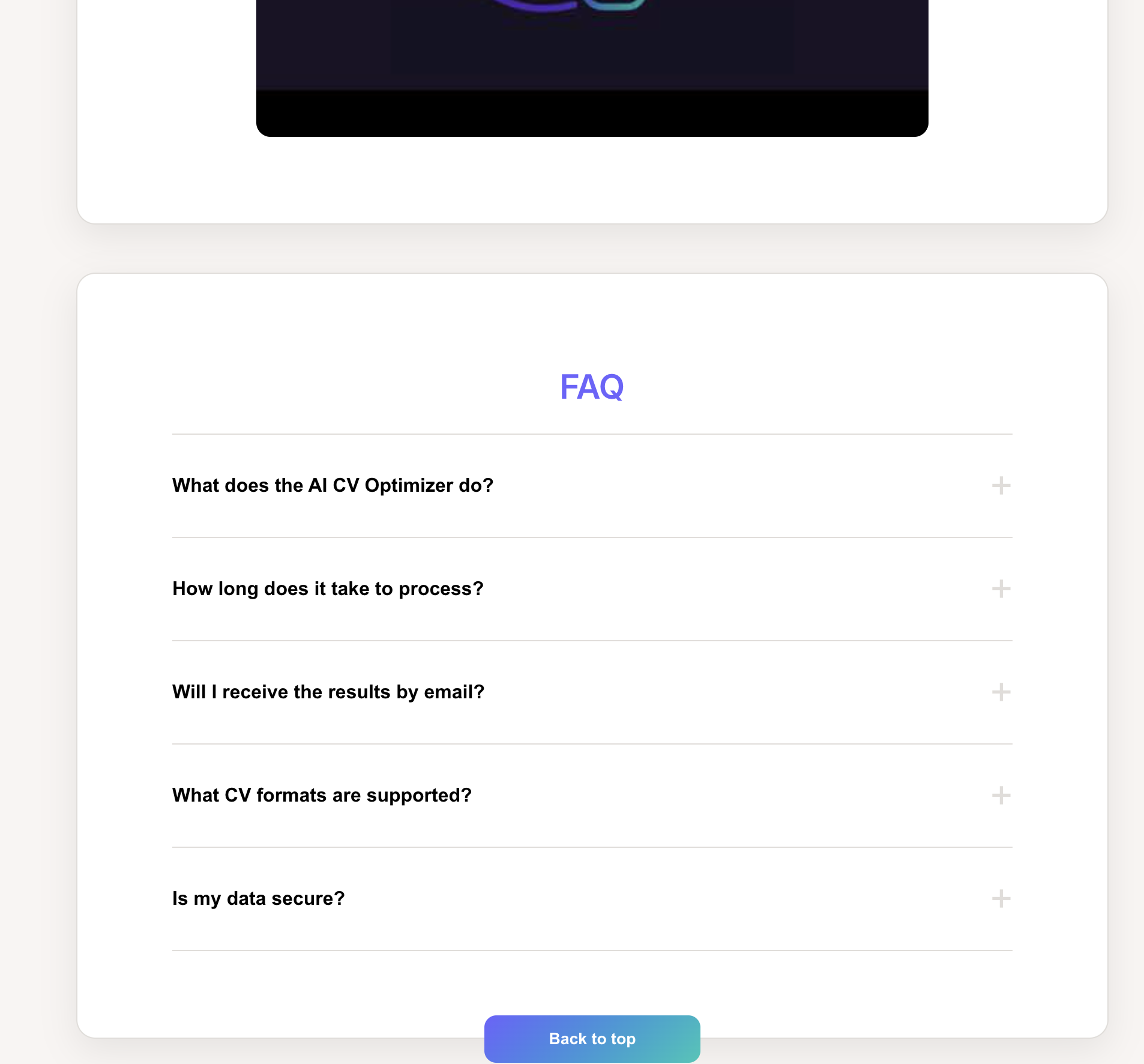 Screenshot 3 of AI CV Optimizer