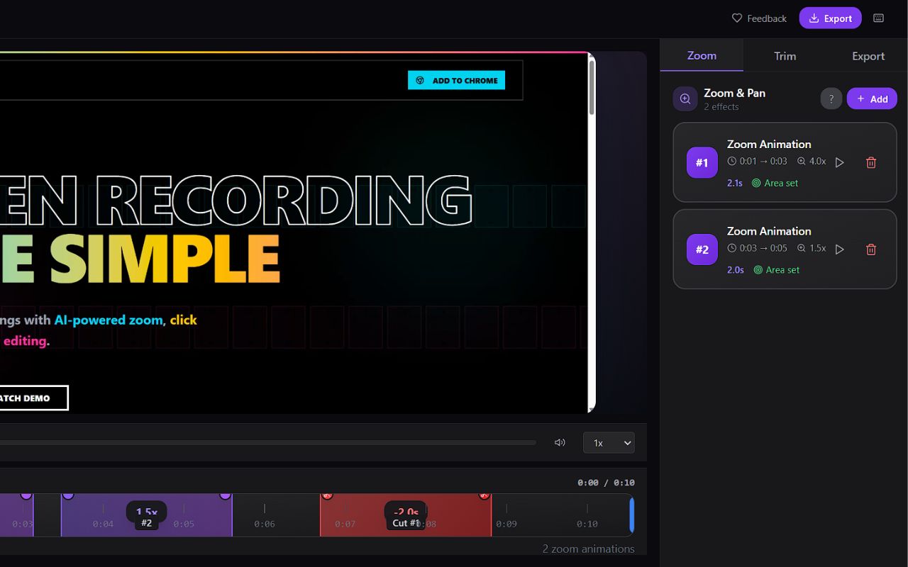 Screenshot 1 of Visura - Screen Recorder and editor