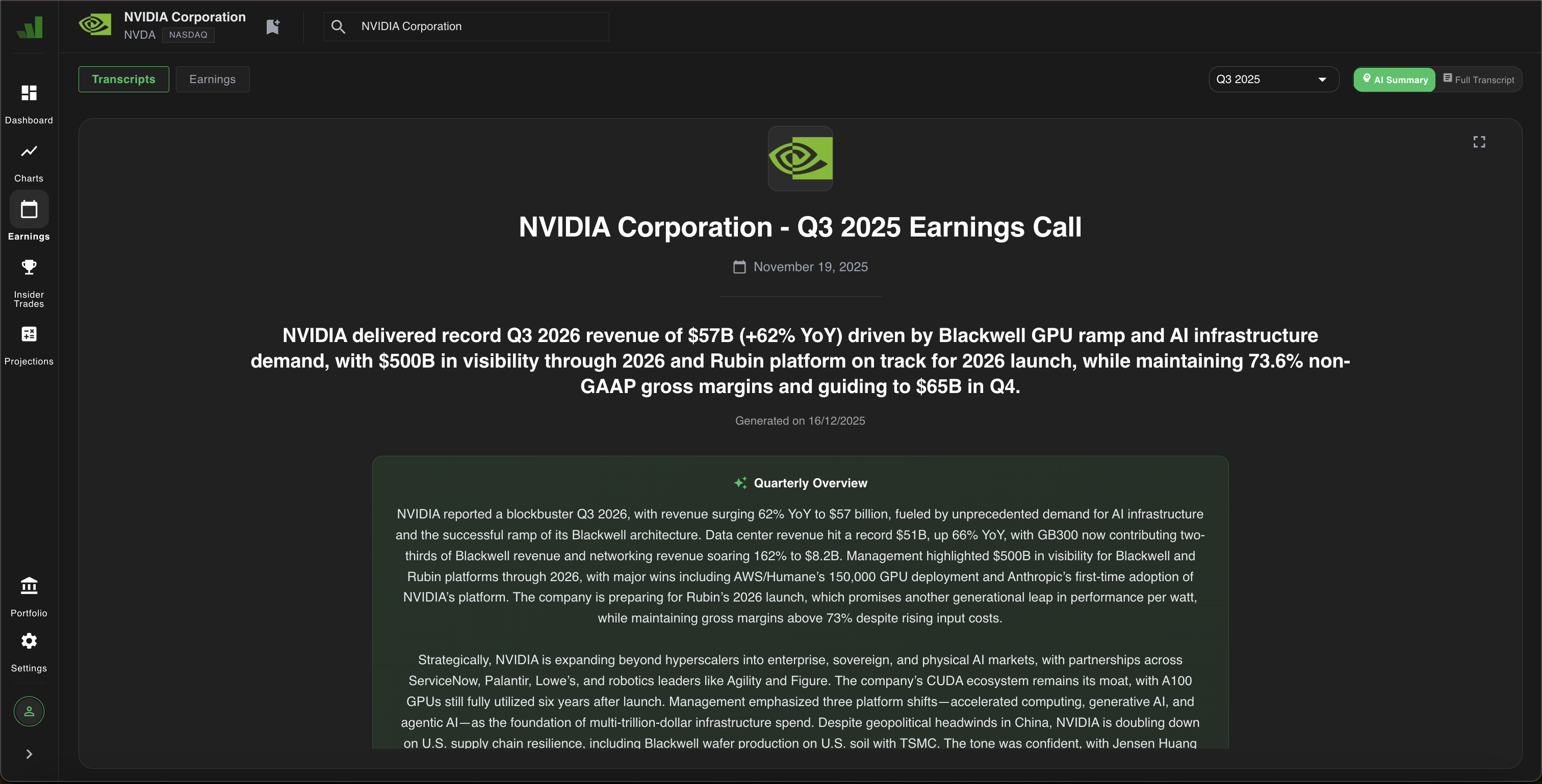 Screenshot 2 of Insight Analytics