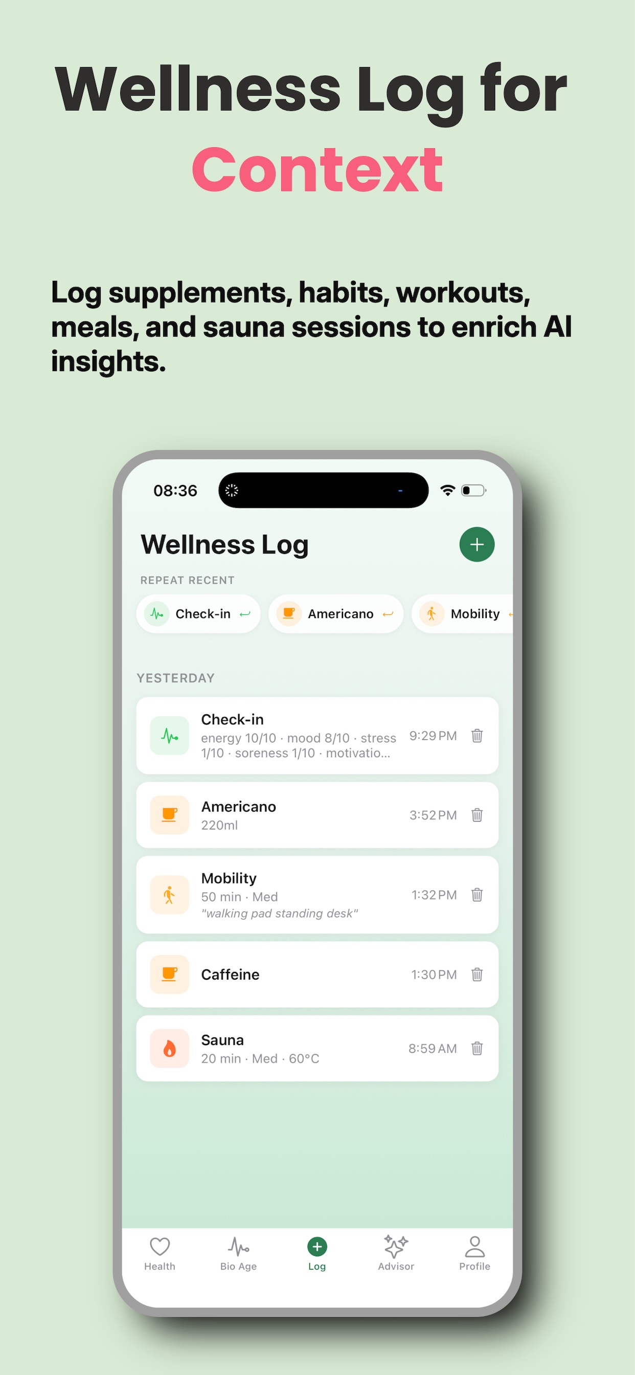 Screenshot 6 of Metrya — BioKey Health AI