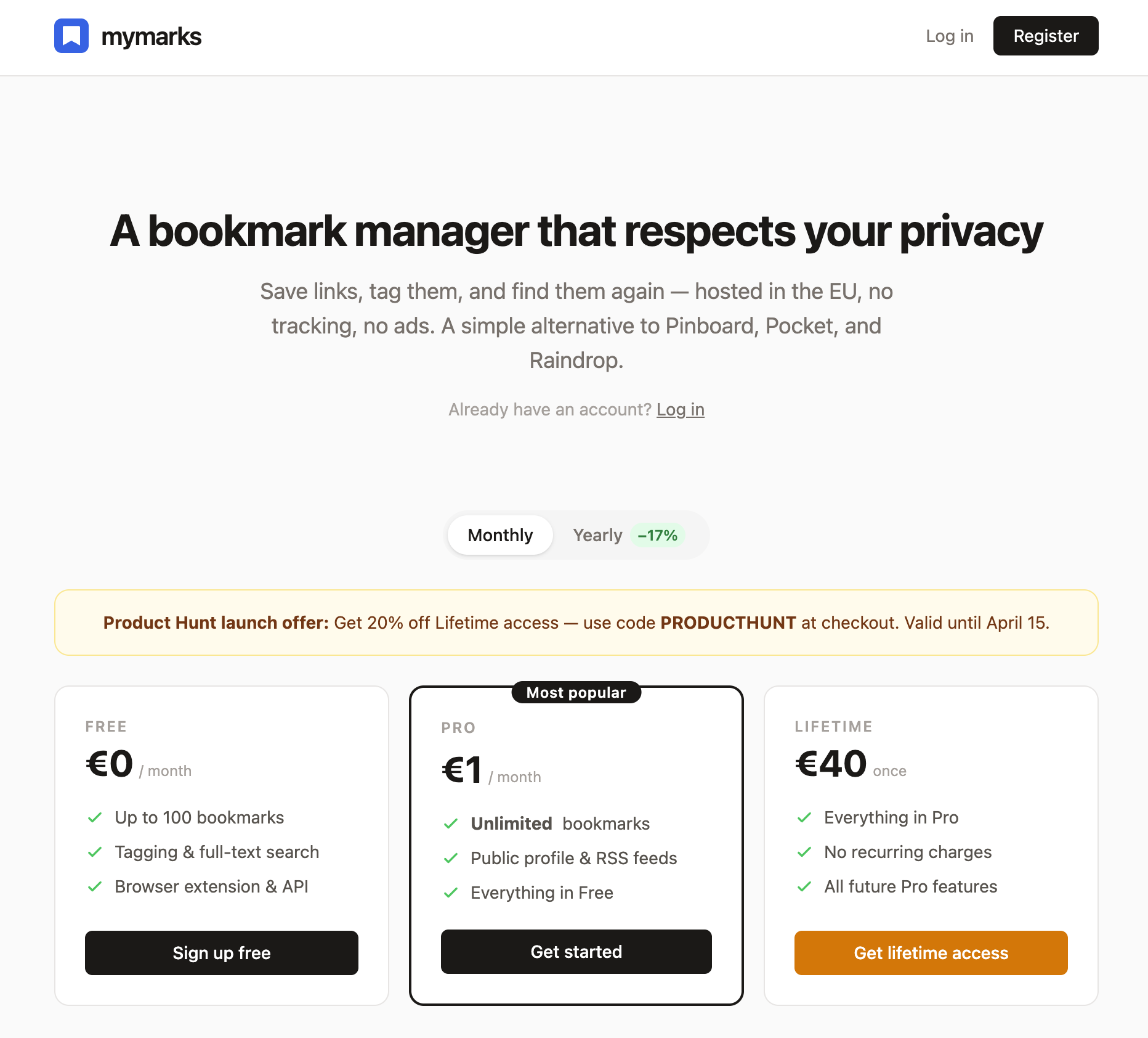 Screenshot 1 of mymarks