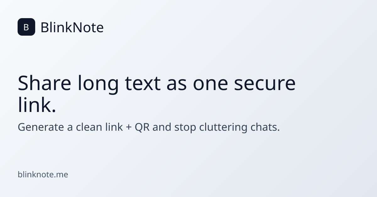 Screenshot 1 of Blinknote