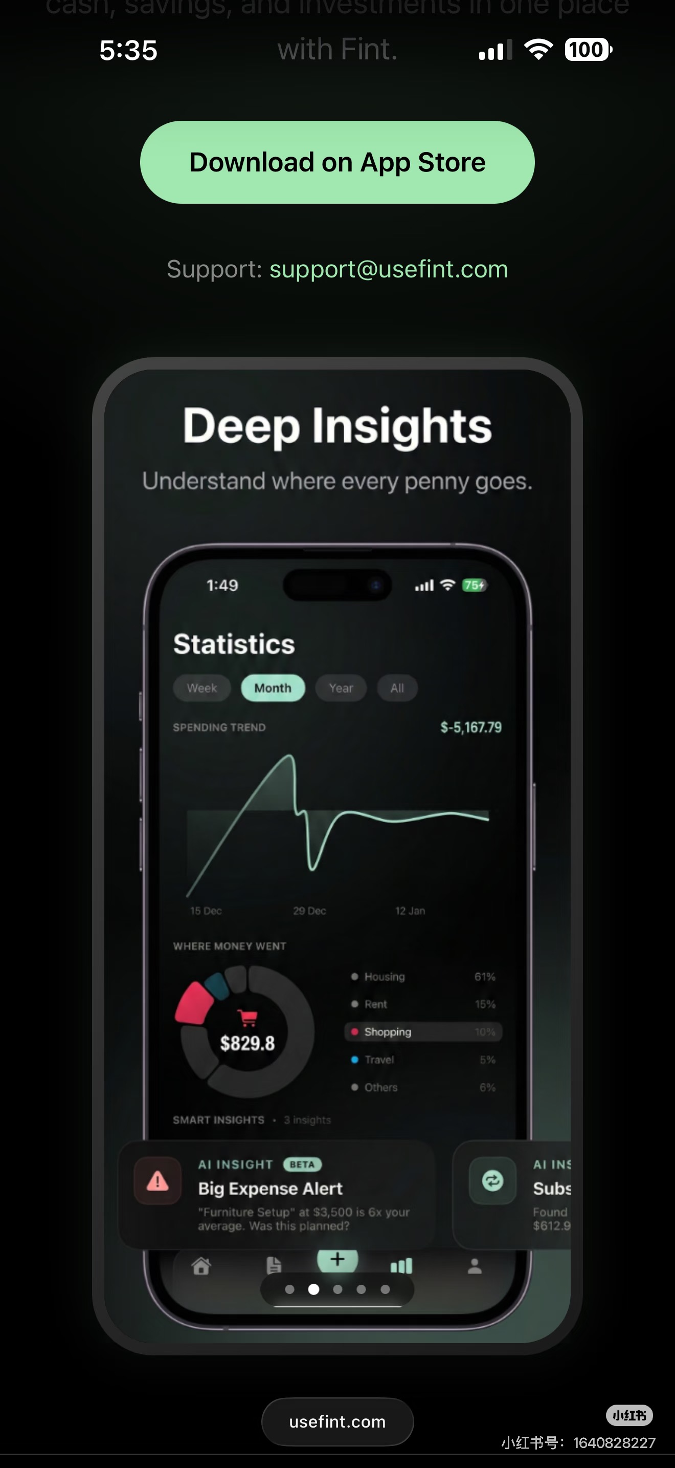 Screenshot 4 of Fint - Effortless Financial Clarity