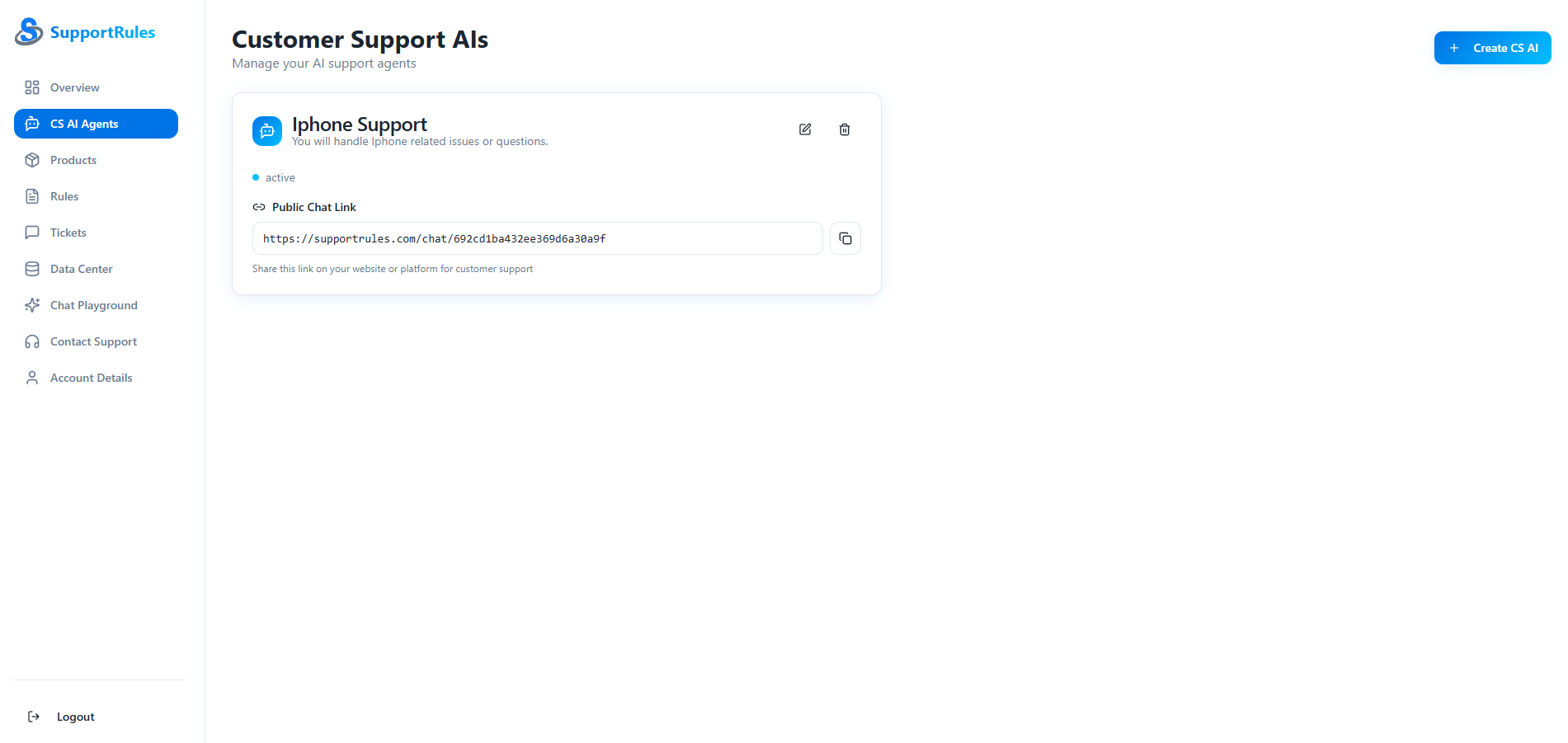Screenshot 5 of SupportRules - AI Customer Support