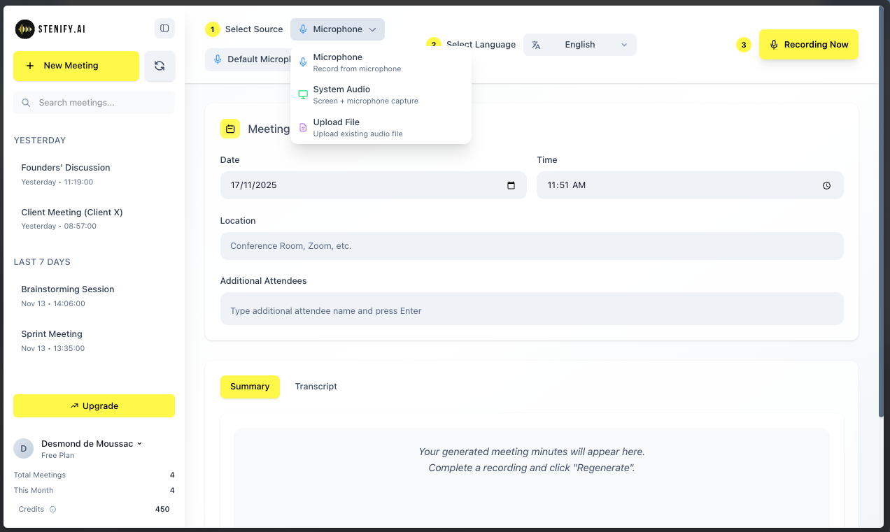 Screenshot 3 of StenifyAI