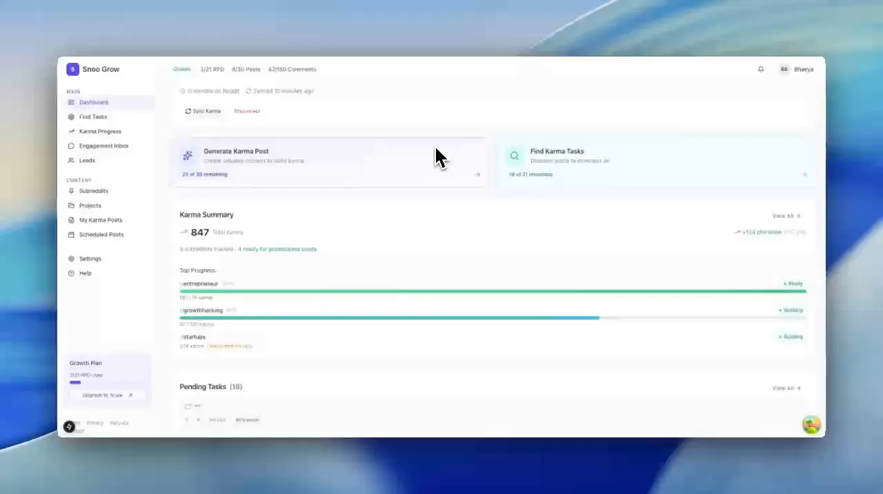 Screenshot 6 of SnooGrow