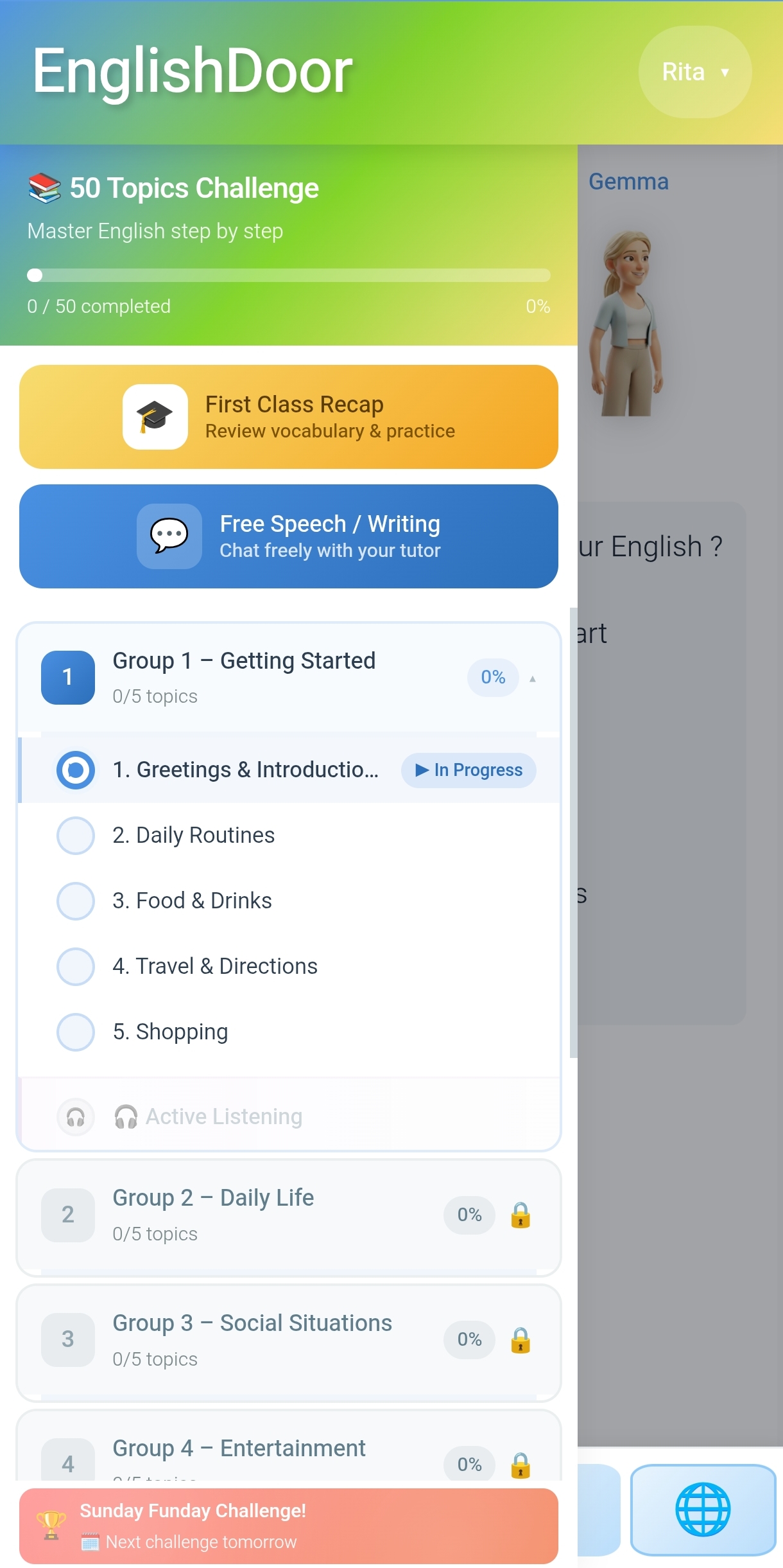 Screenshot 1 of EnglishDoor