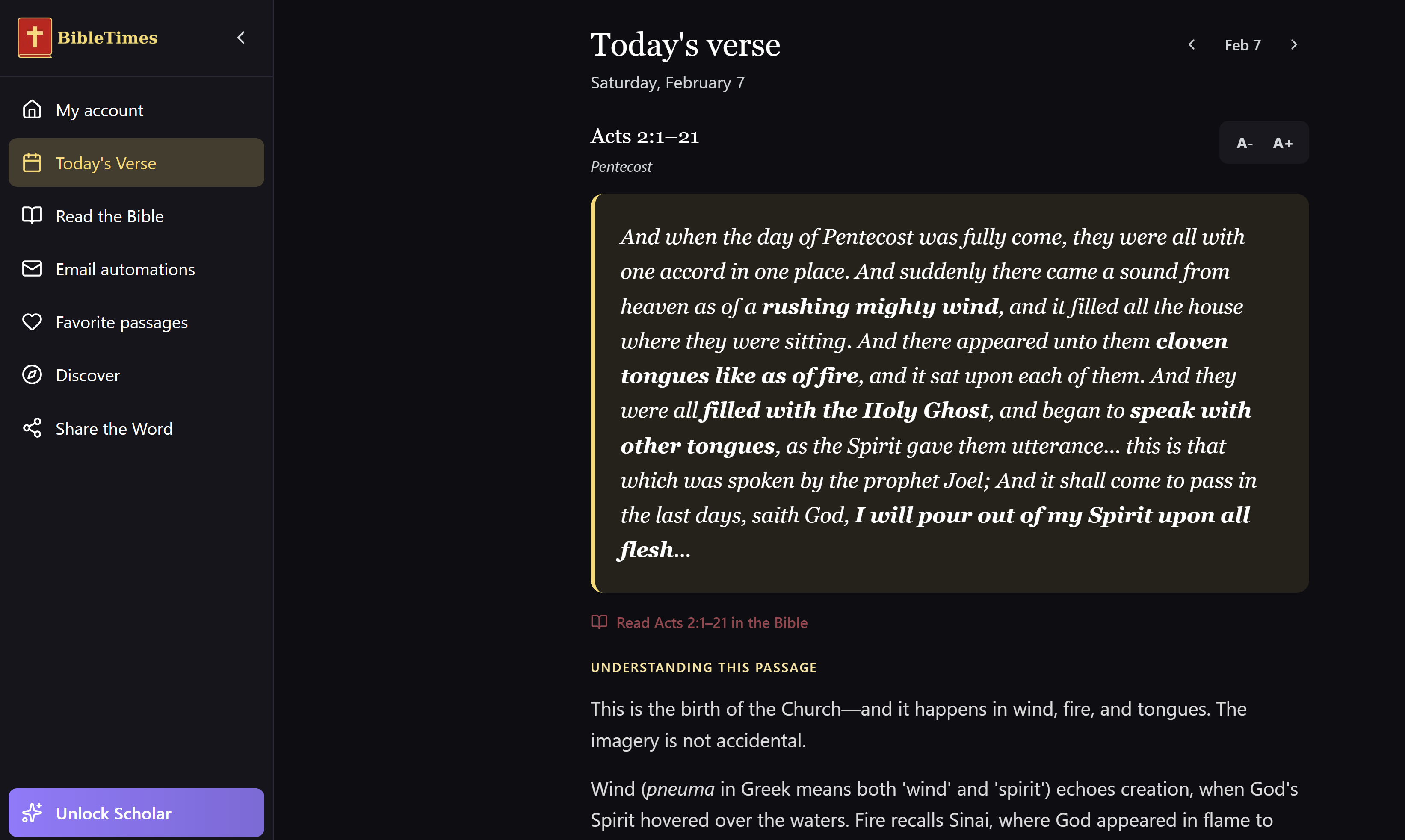 Screenshot 4 of BibleTimes